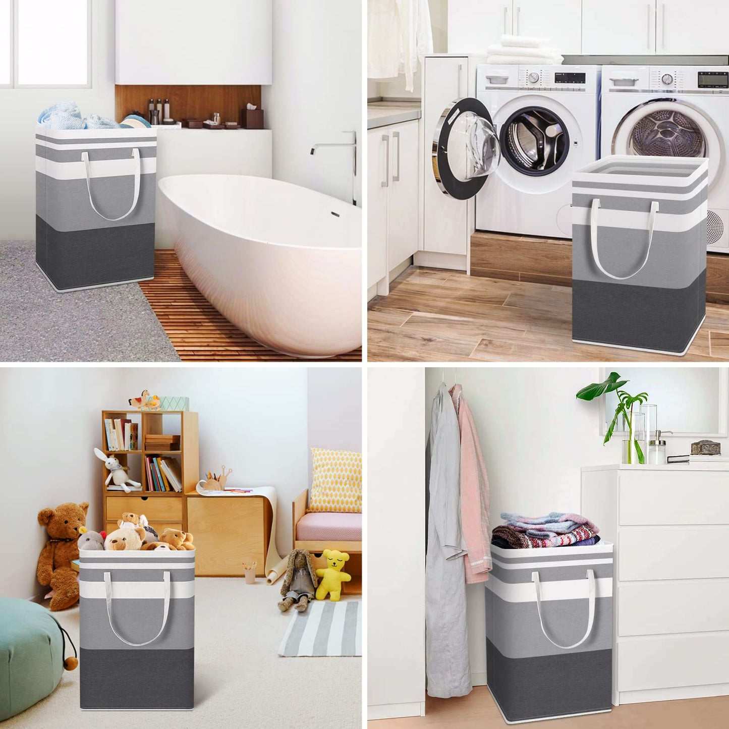 HomeHacks Duo Waterproof Laundry Baskets
