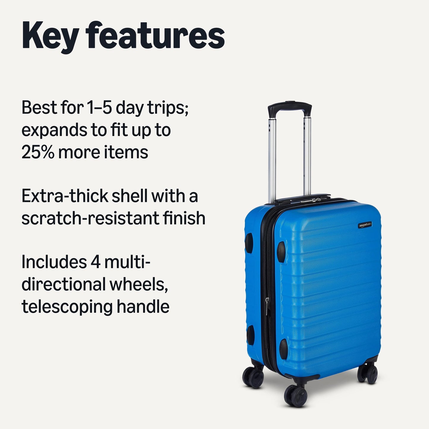 Rose Gold Hardside Carry-On
