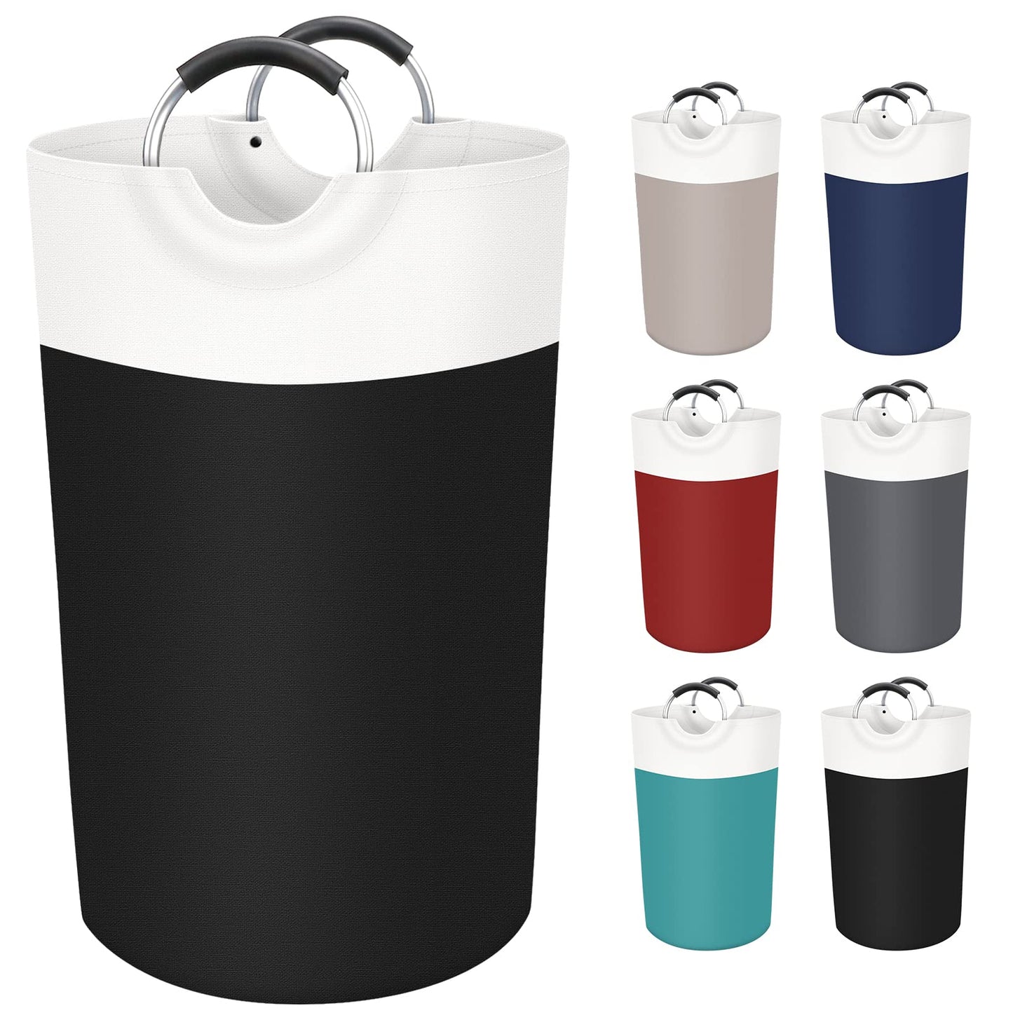 BlissTotes 90L Collapsible Laundry Hamper - Black