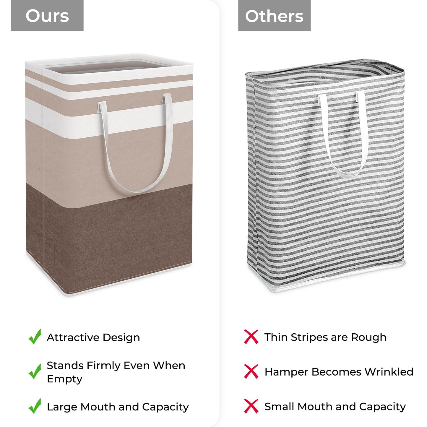HomeHacks Duo Waterproof Laundry Baskets