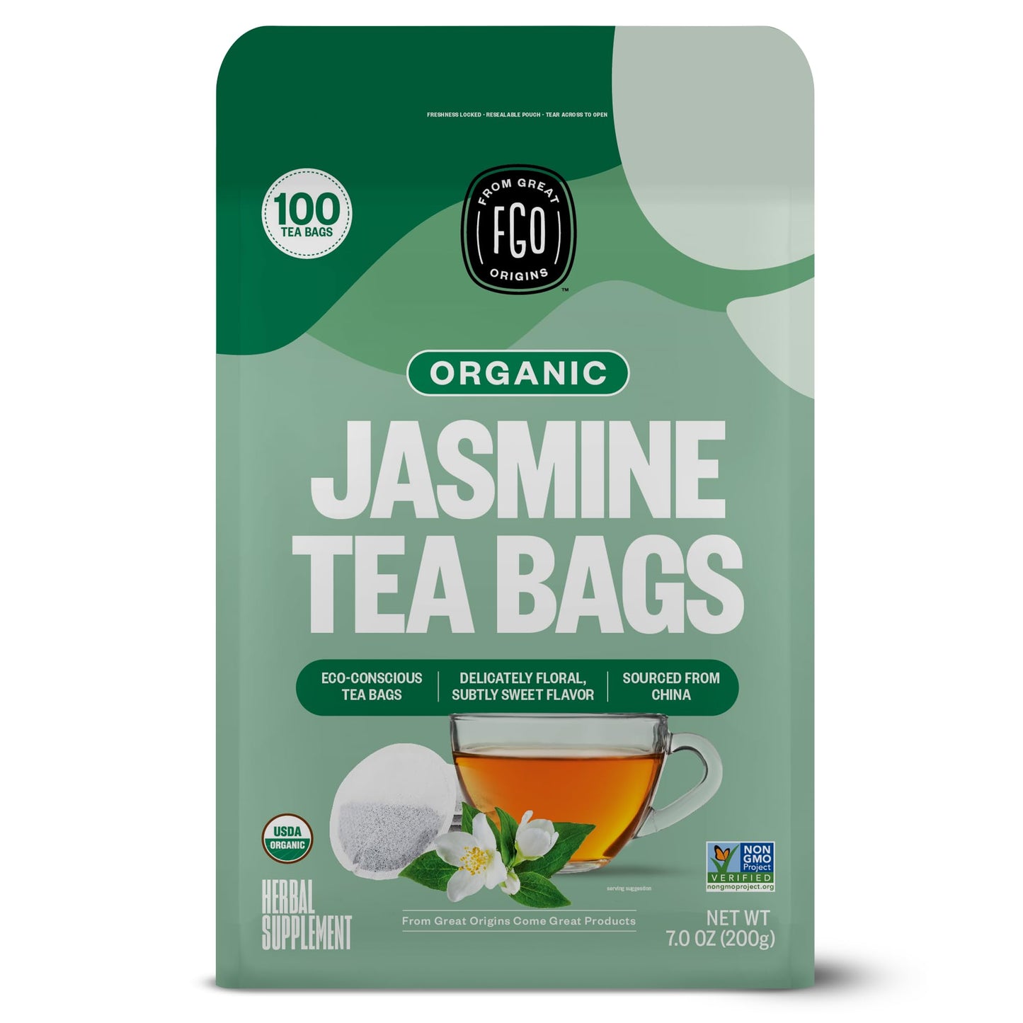 ElderZen Organic Tea - Caffeine-Free Eco Bags