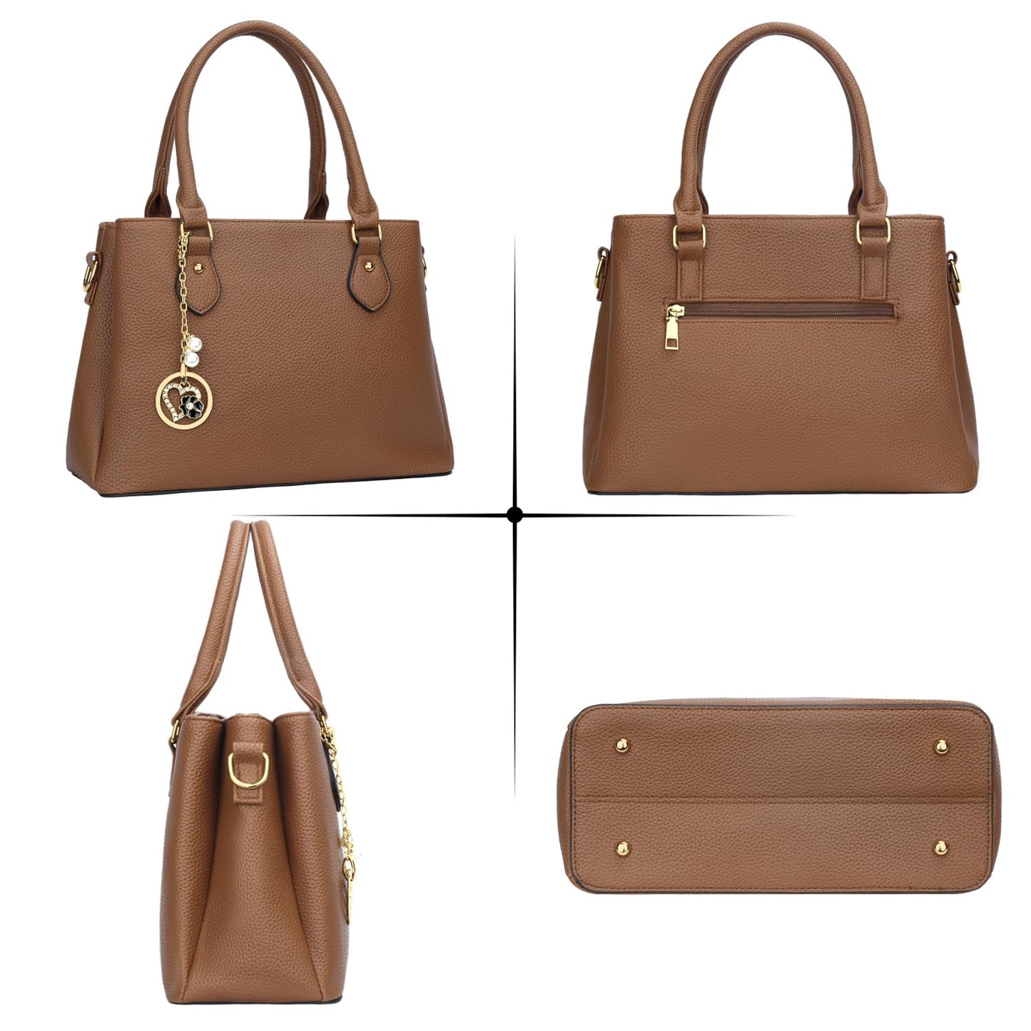 Luxe Leather Satchel & Crossbody Bags