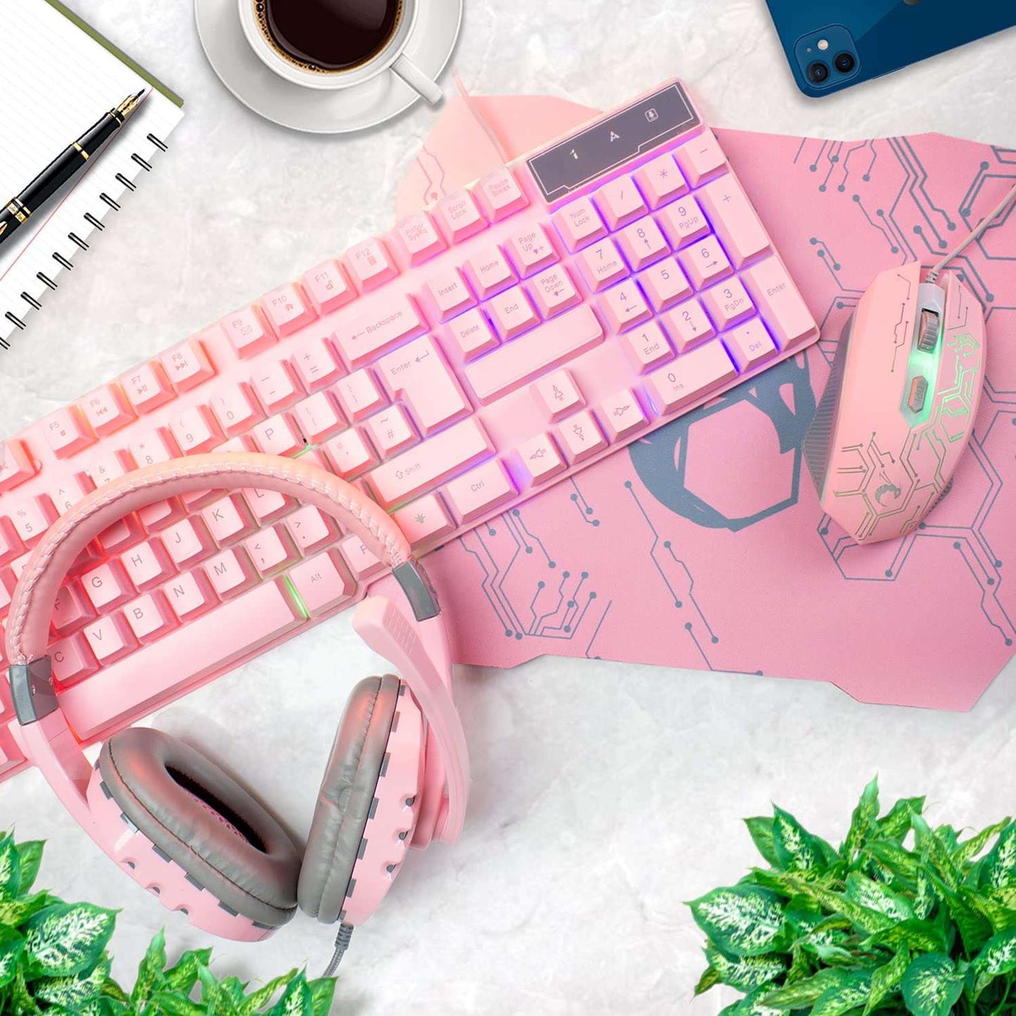 Hornet RX-250: 4-in-1 RGB Gaming Gear Bundle