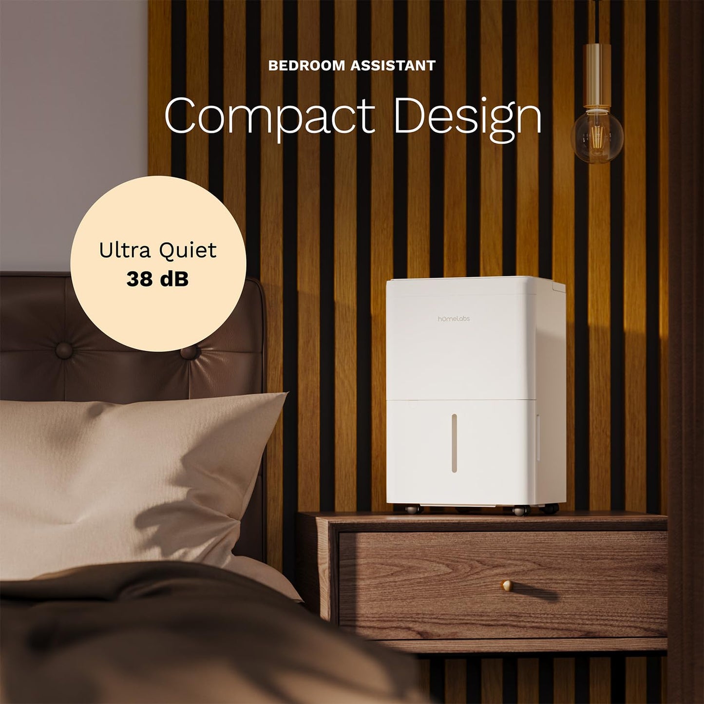 hOmeLabs Smart 50 Pint Dehumidifier 7000 Sq Ft