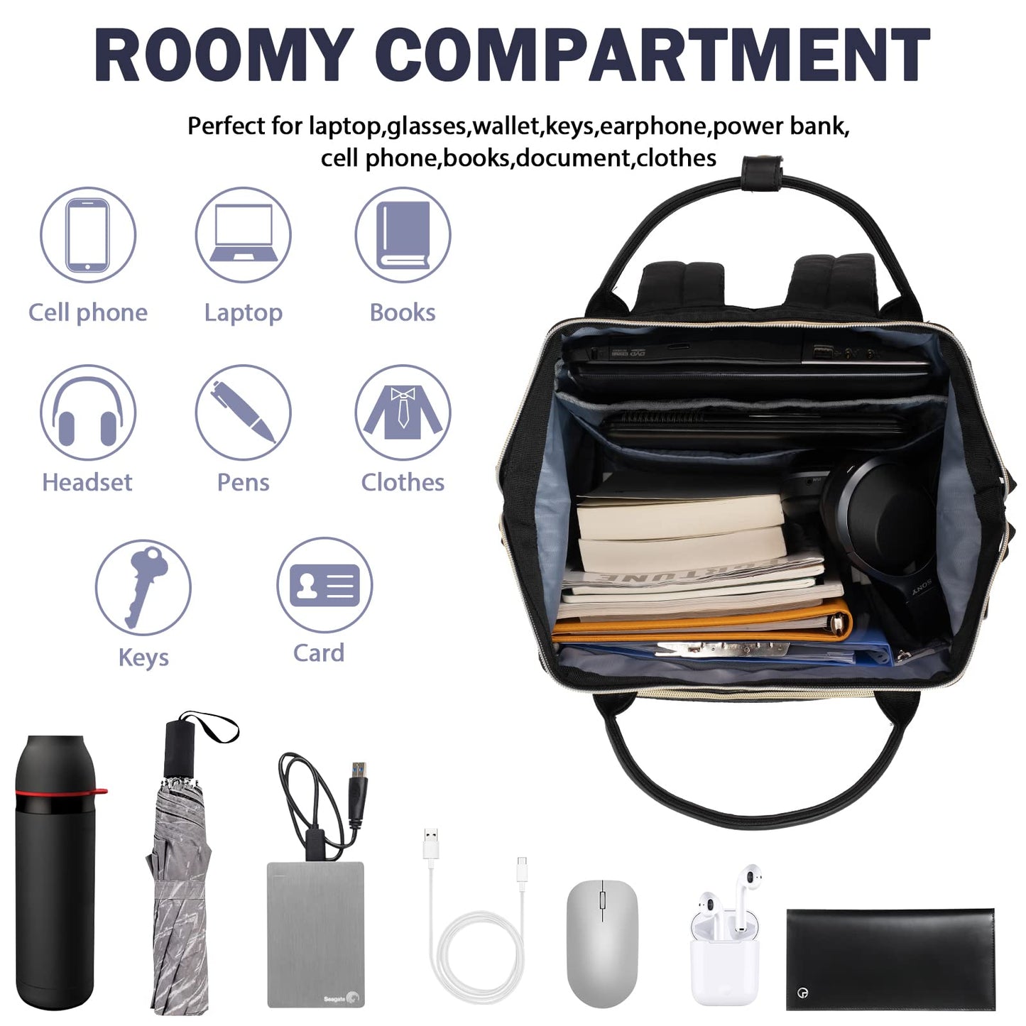 Vankean 17 Laptop Backpack