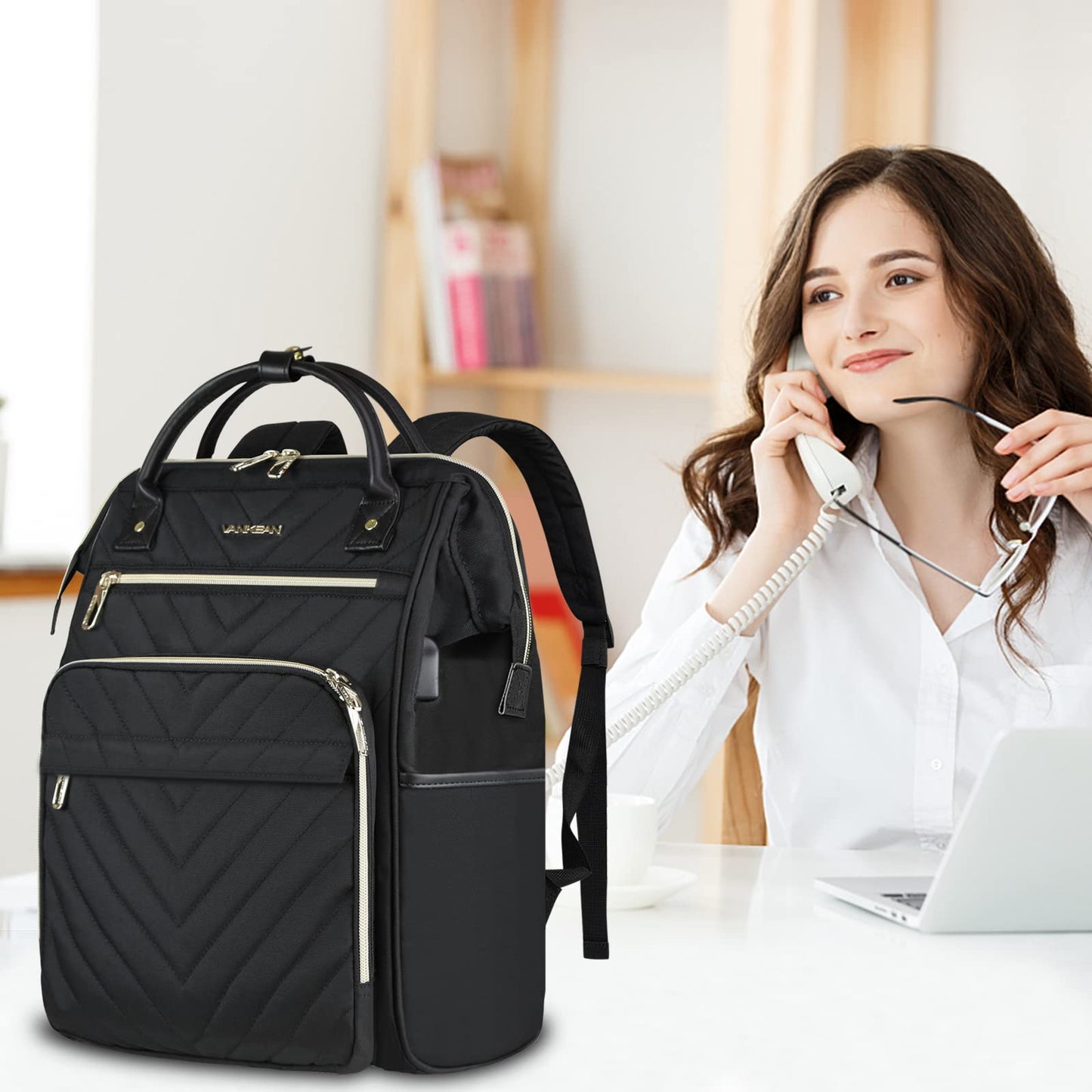 Vankean 17 Laptop Backpack