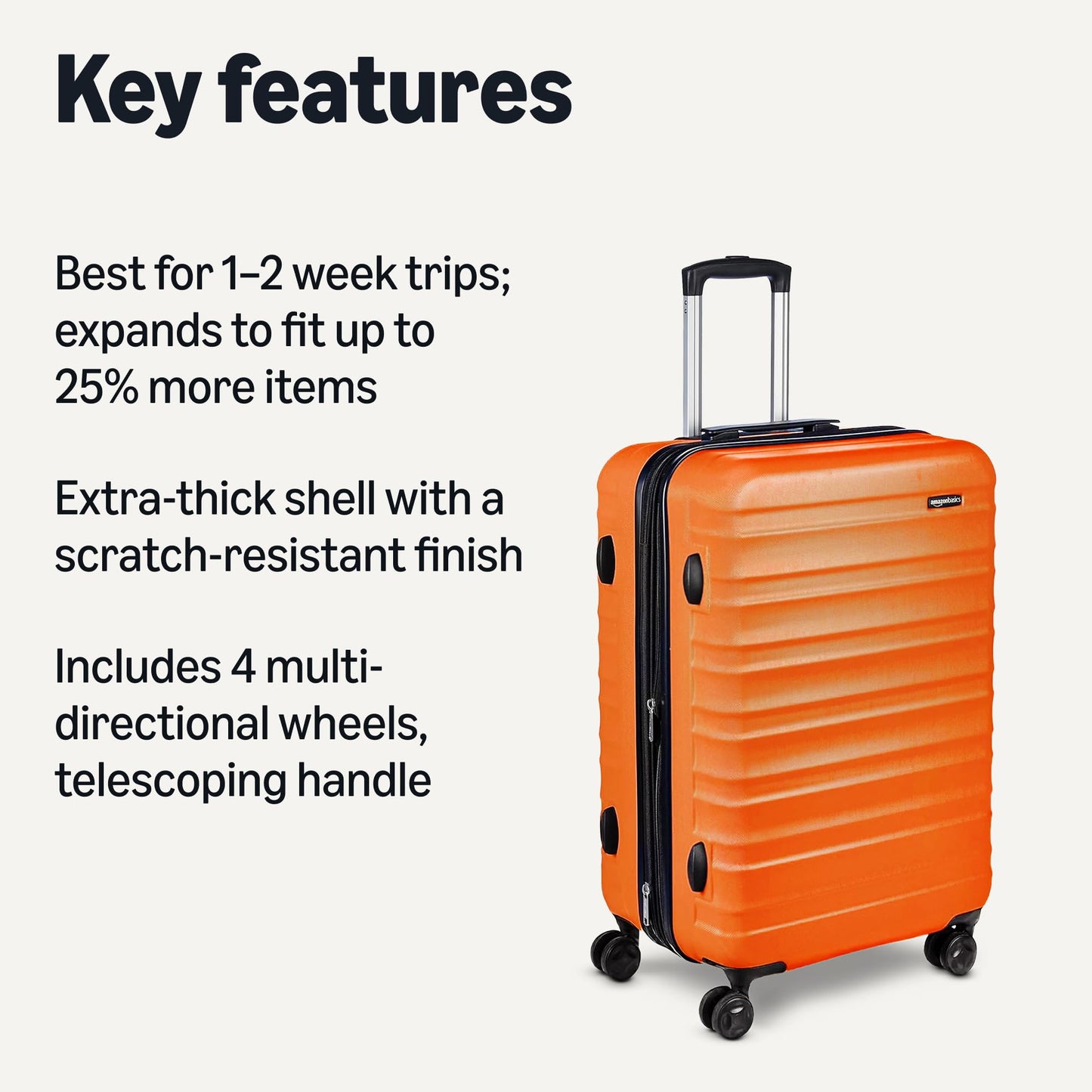 Rose Gold Hardside Carry-On