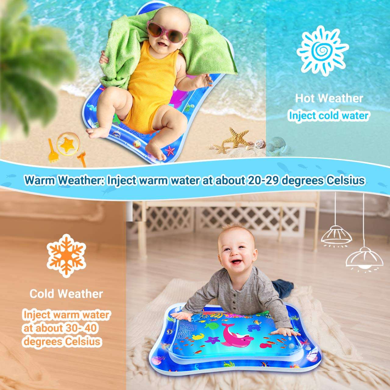 Tummy-Time Water Play Mat