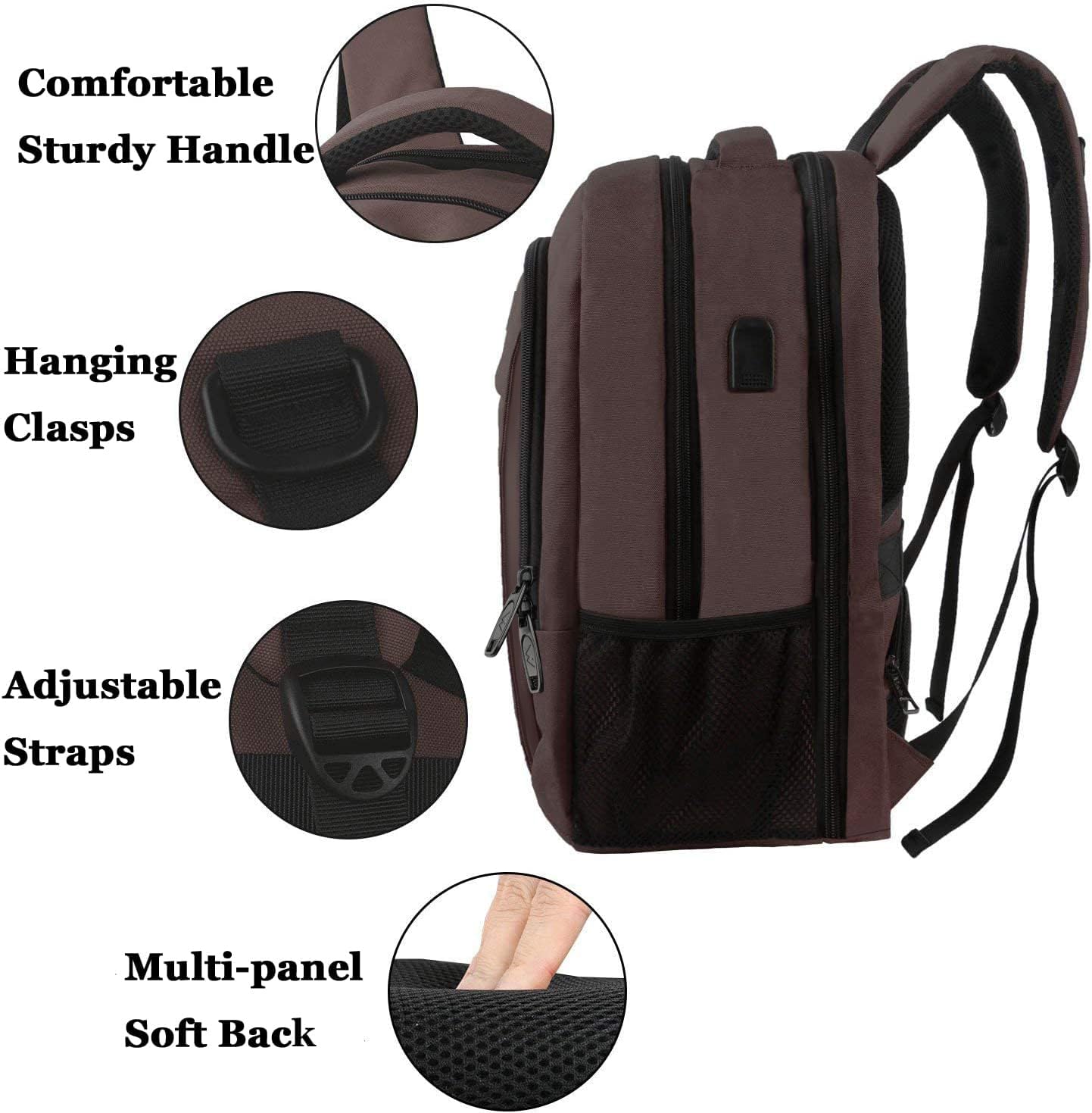 MATEIN SleekGuard Laptop Backpack with USB Port