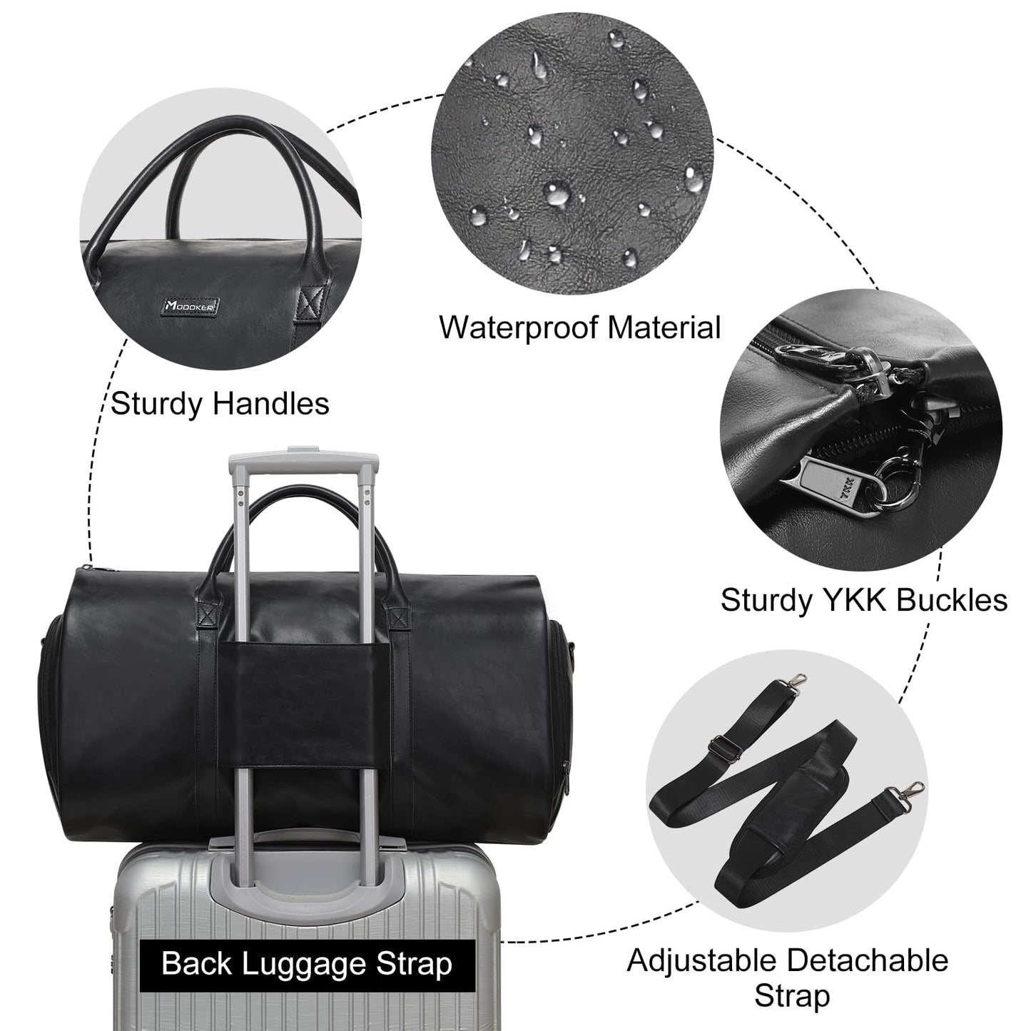 Modoker Travel Garment Bag - Versatile & Stylish