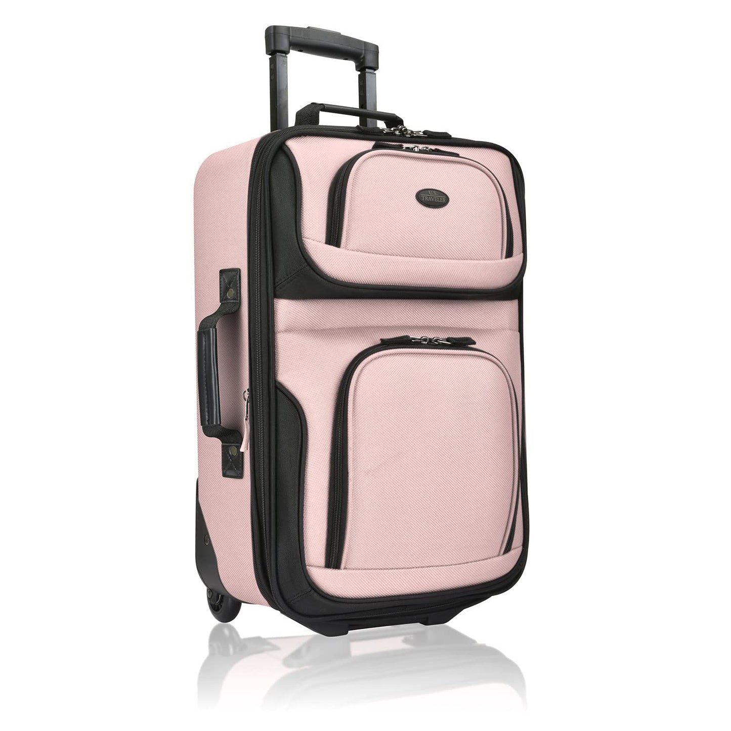 U.S. Traveler Rio Expandable Orange Carry-on