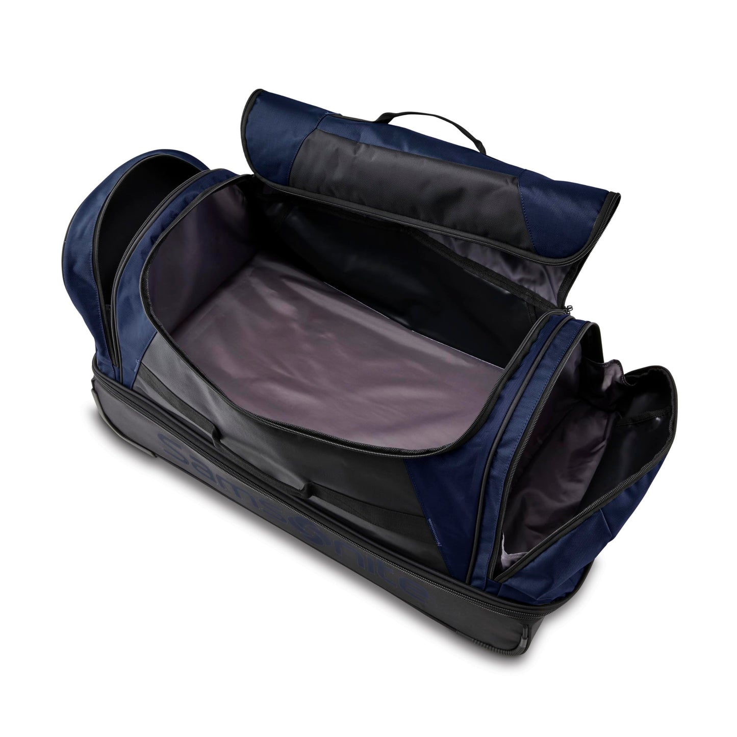Andante 2 Rolling Duffel - 22 Sleek Black Travel Bag