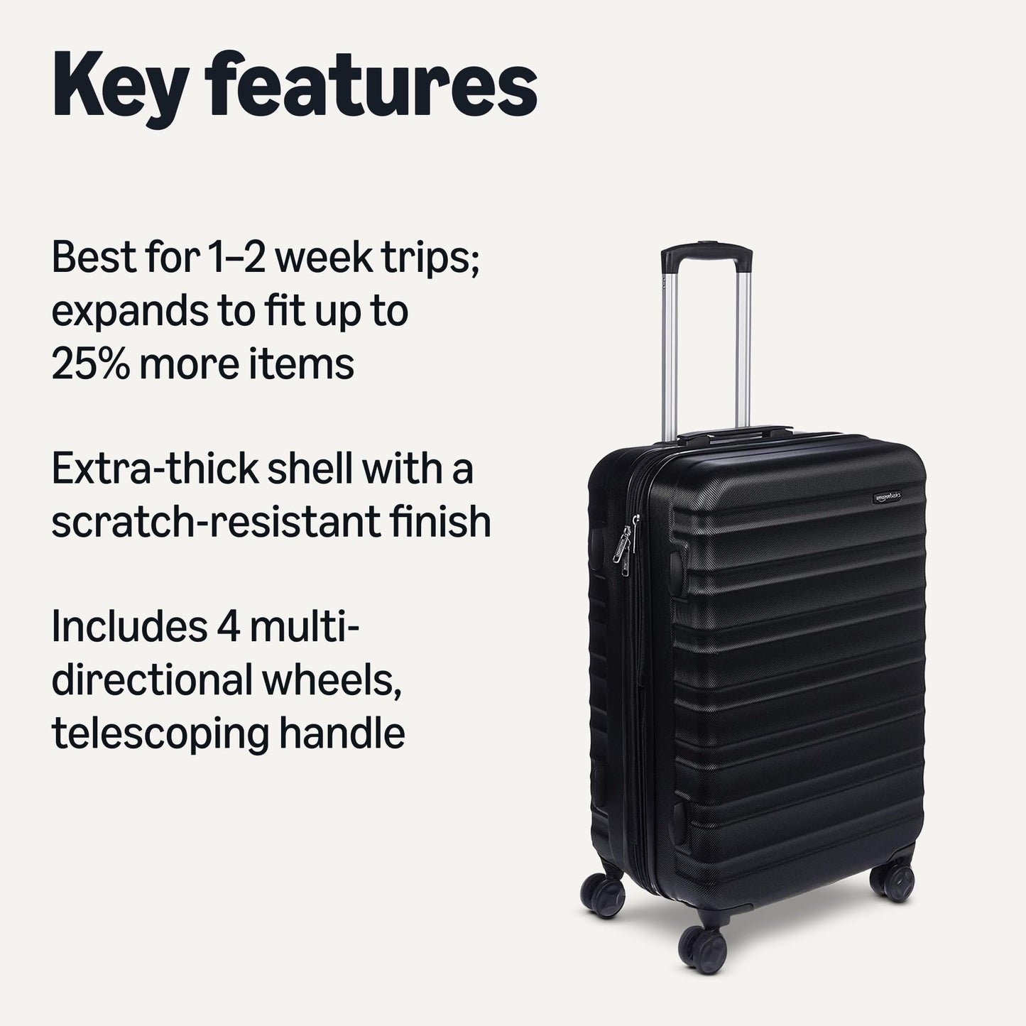 Rose Gold Hardside Carry-On