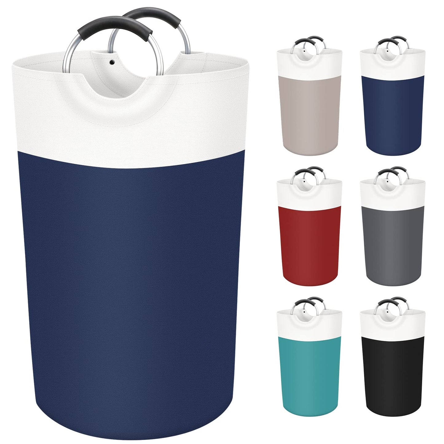 BlissTotes 90L Collapsible Laundry Hamper - Black