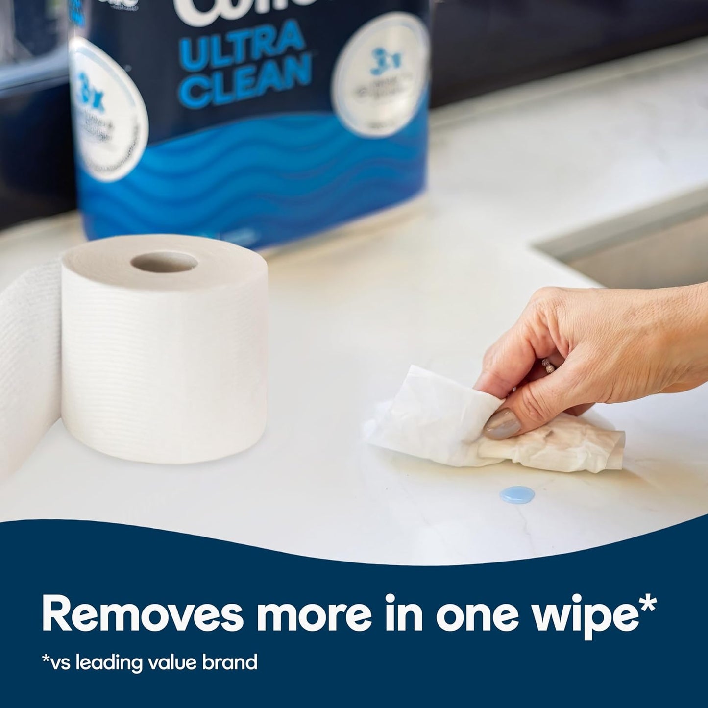Cottonelle Ultra Clean Toilet Paper: 18 Mega Rolls (72 Regular Rolls), 284 Sheets Each