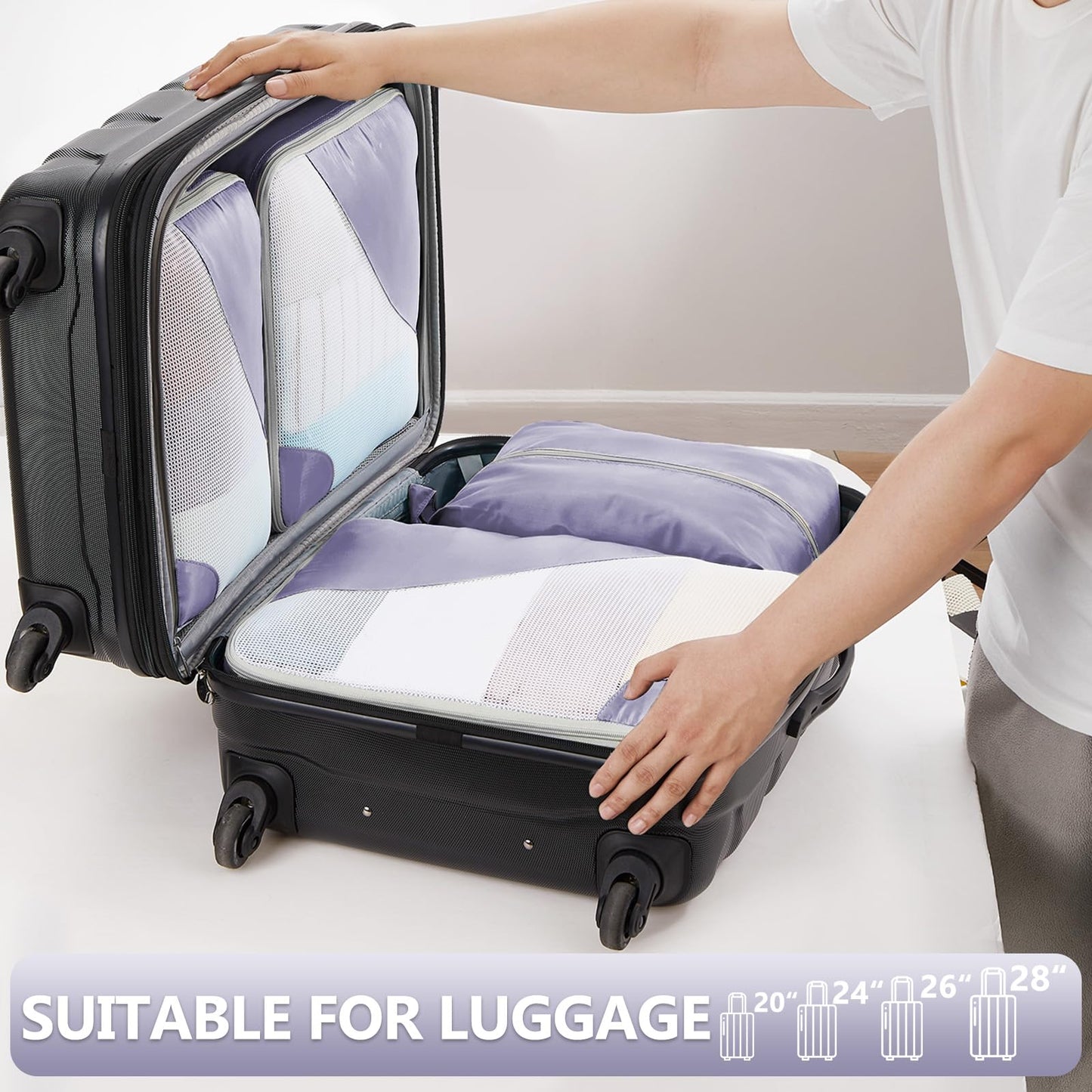 OlarHike Travel Cube Set - Cream Organizer & Gifts