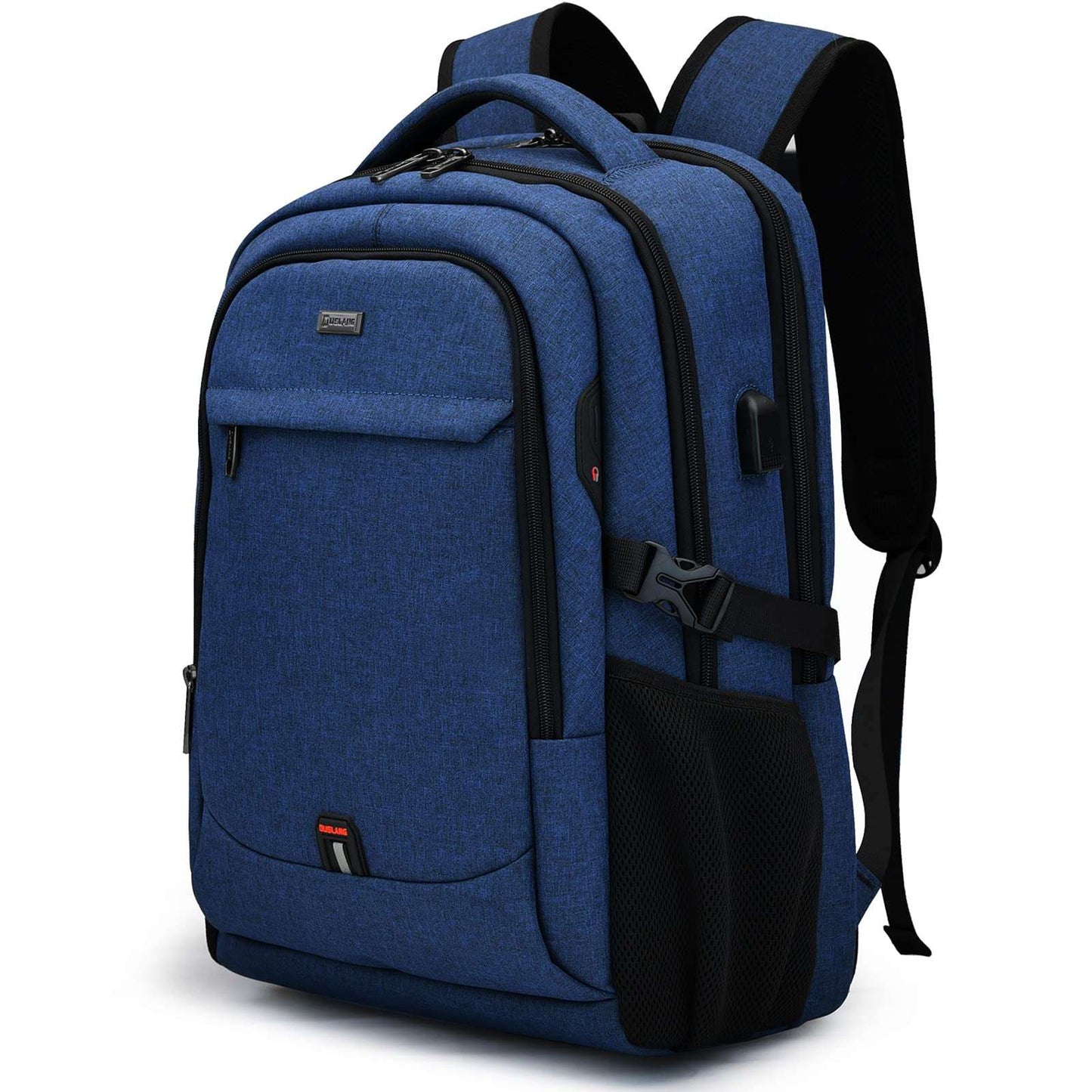 DUSLANG Travel Laptop Backpack with USB Port - Black