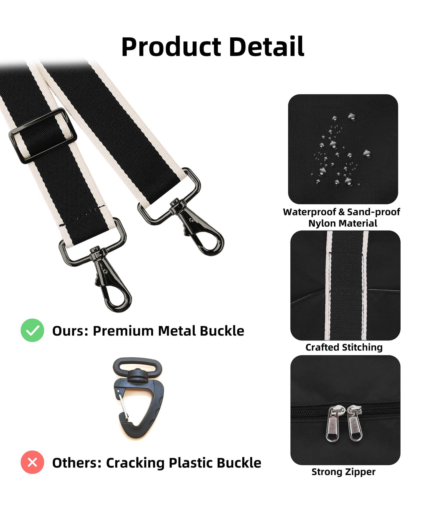 WALNEW Foldable Waterproof Travel Duffel Bag