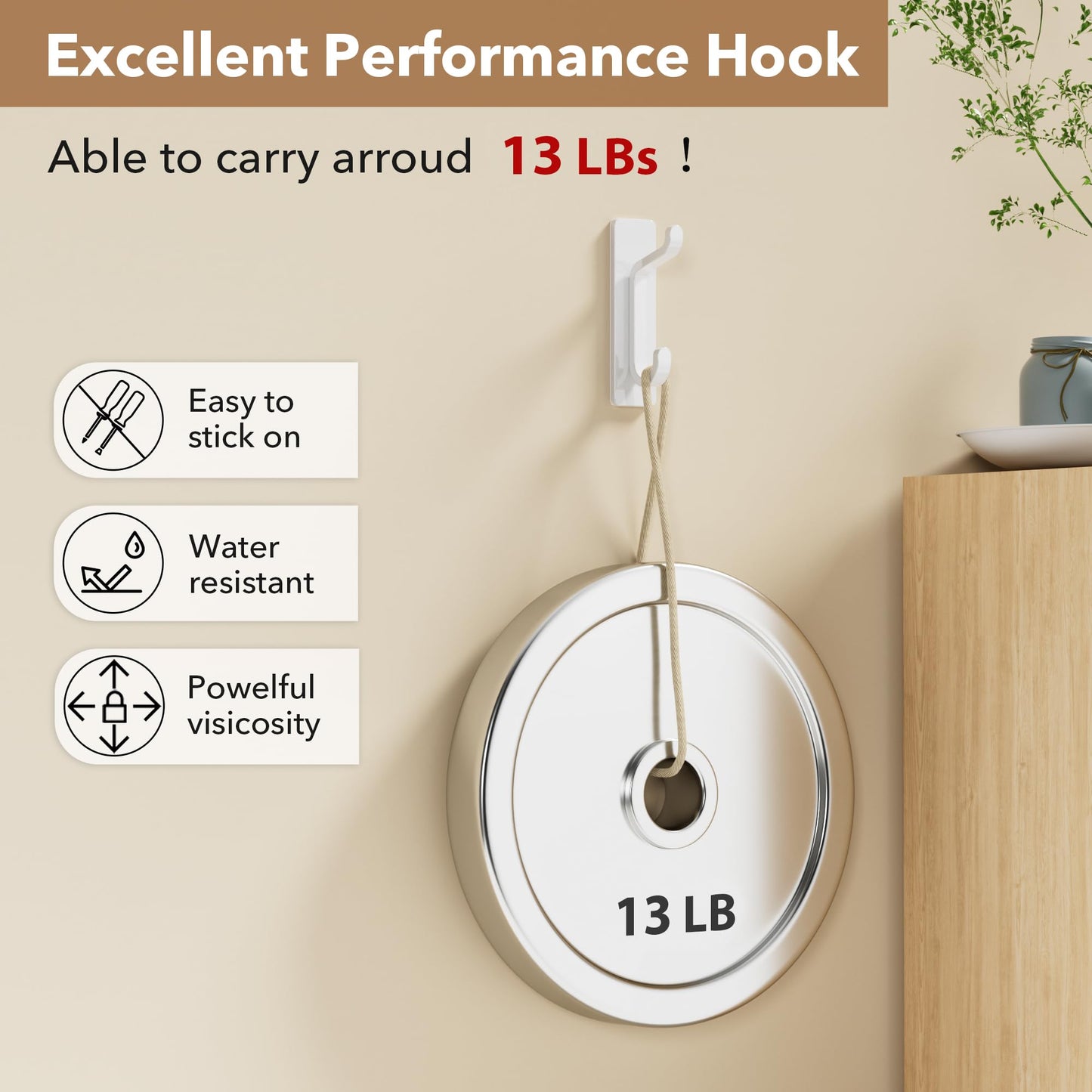 StickCoat Towel Hooks