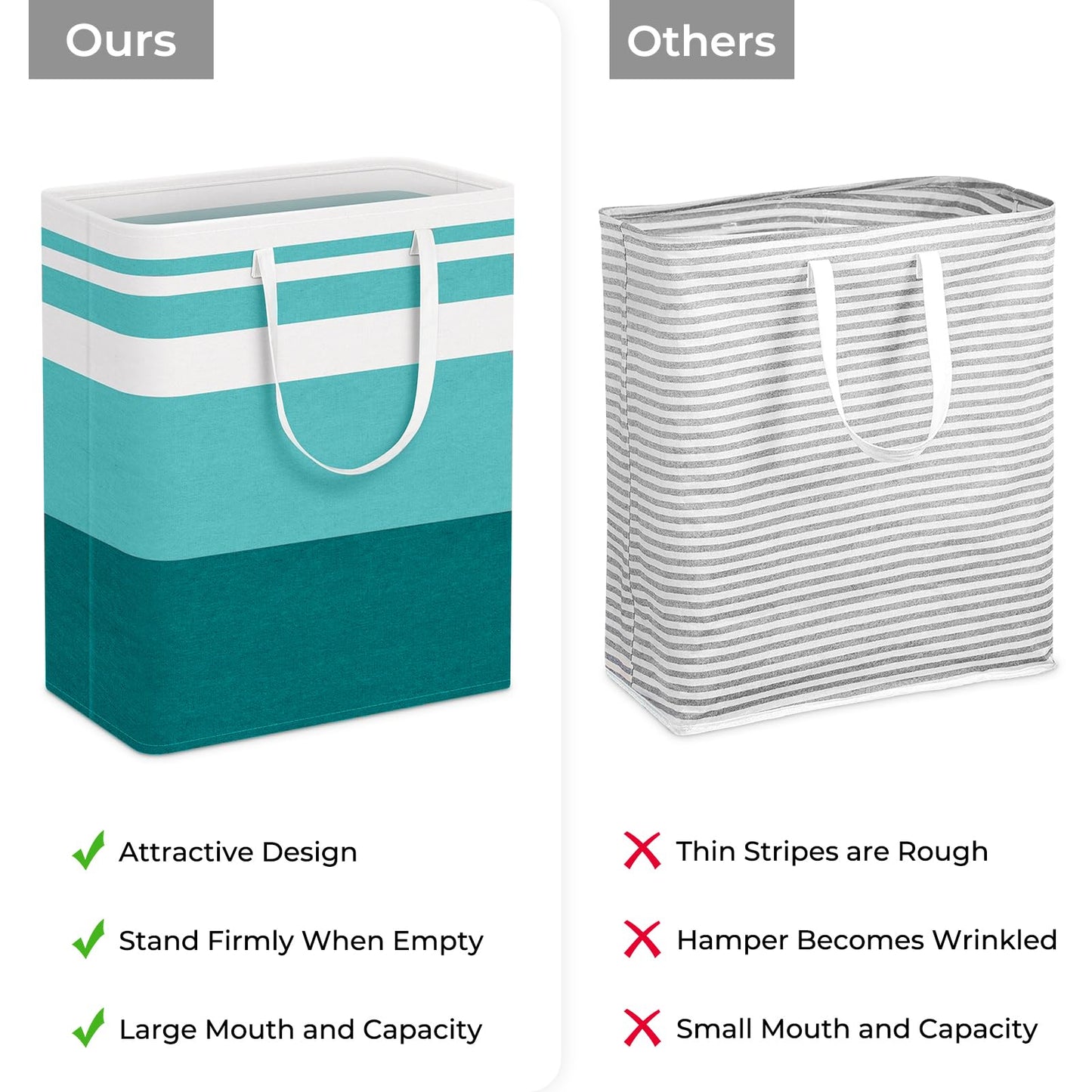 HomeHacks Duo Waterproof Laundry Baskets