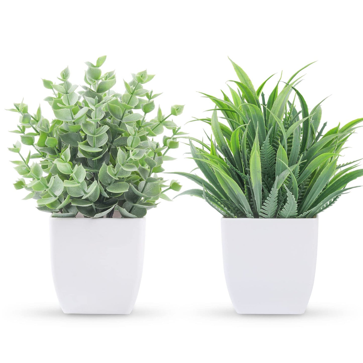 Rose Mini Potted Faux Plants - 2 Pack Decor