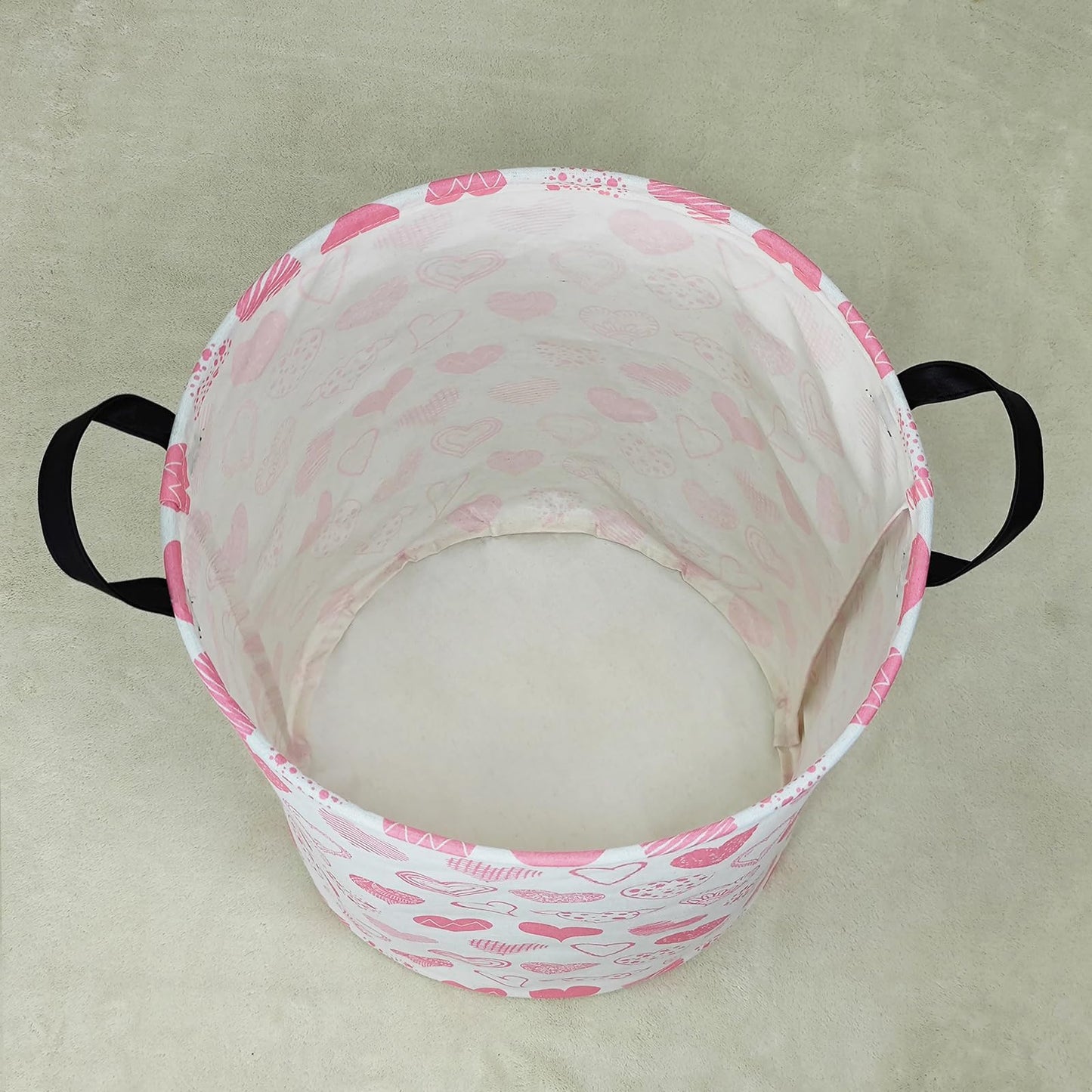 Collapsible Canvas Hamper by LANGYASHAN