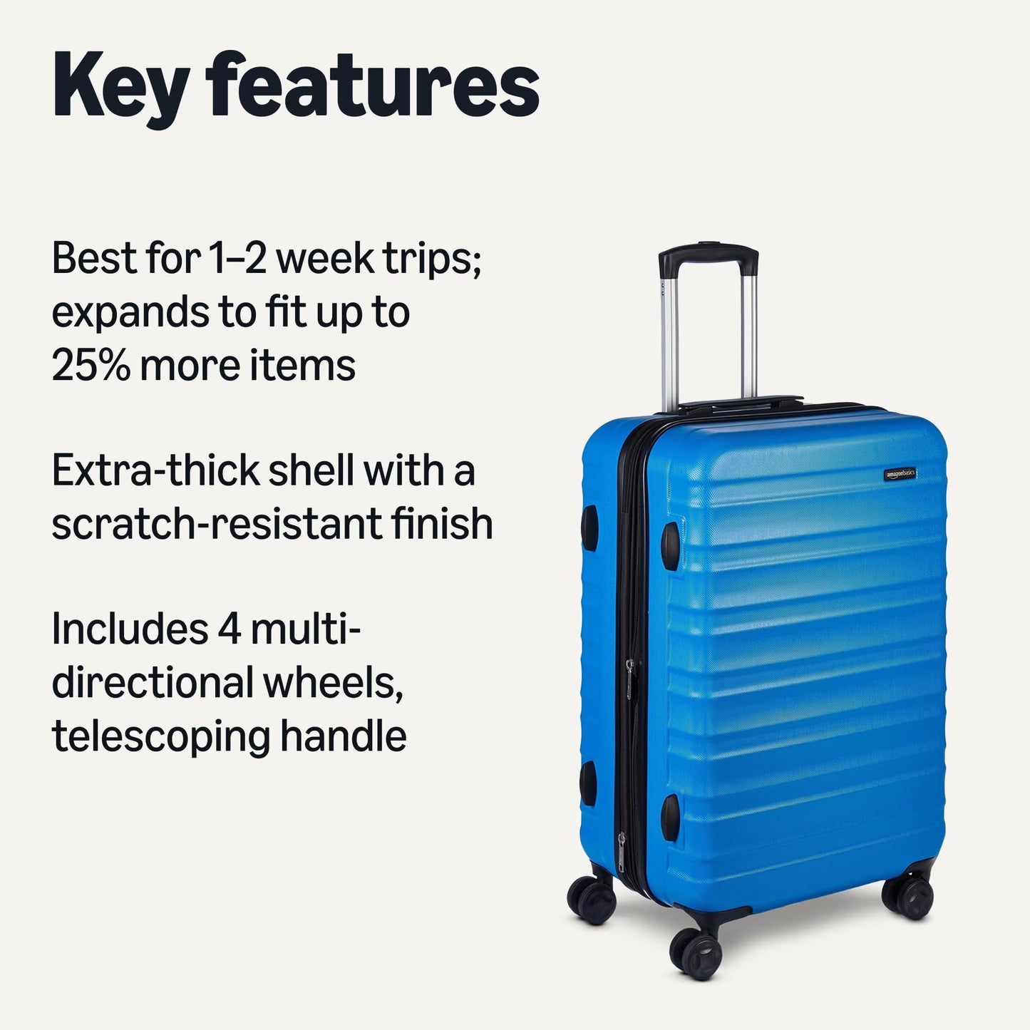 Rose Gold Hardside Carry-On