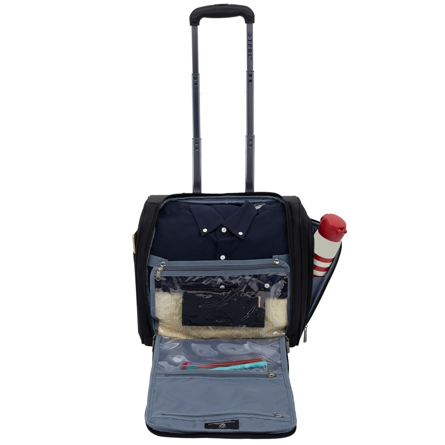 TPRC Smart Purple Underseat Carry-On with USB Port