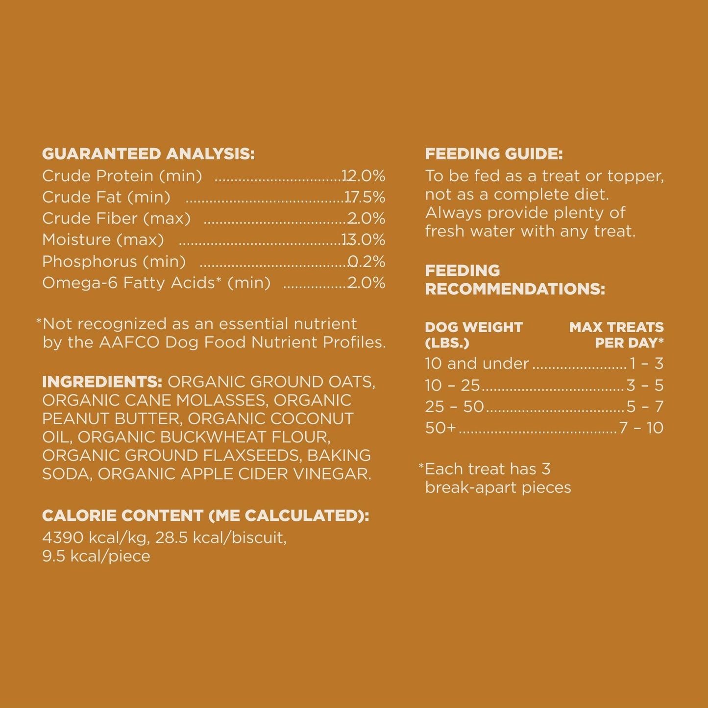 Wag Expedition Pumpkin Chia Dog Treats, Organic Biscuits