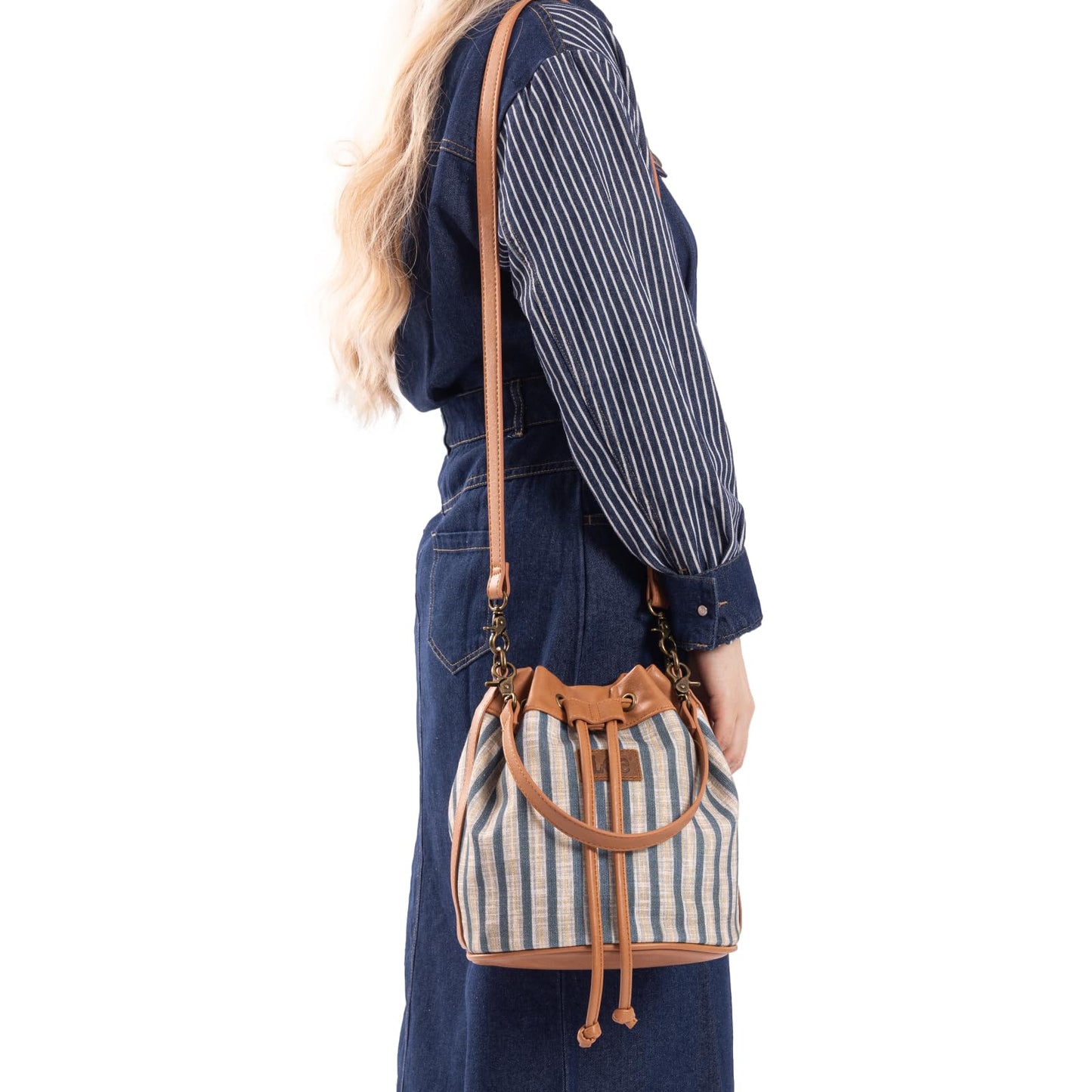 Montana West Lee Drawstring Hobo Bucket Bag