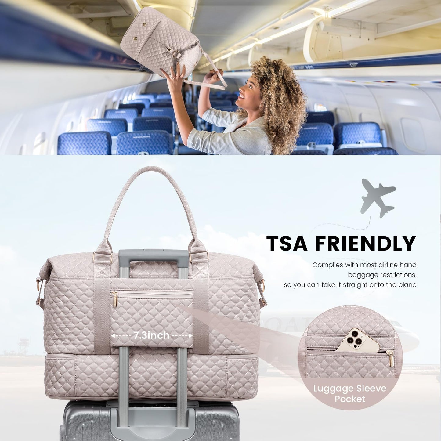 LOVEVOOK All-in-One Duffle: Travel & Gym Ready
