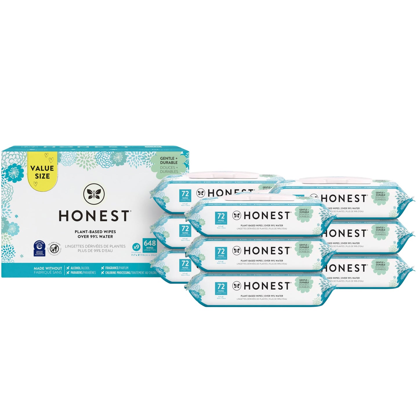 EcoGentle Multi-Use Wipes for Sensitive Skin