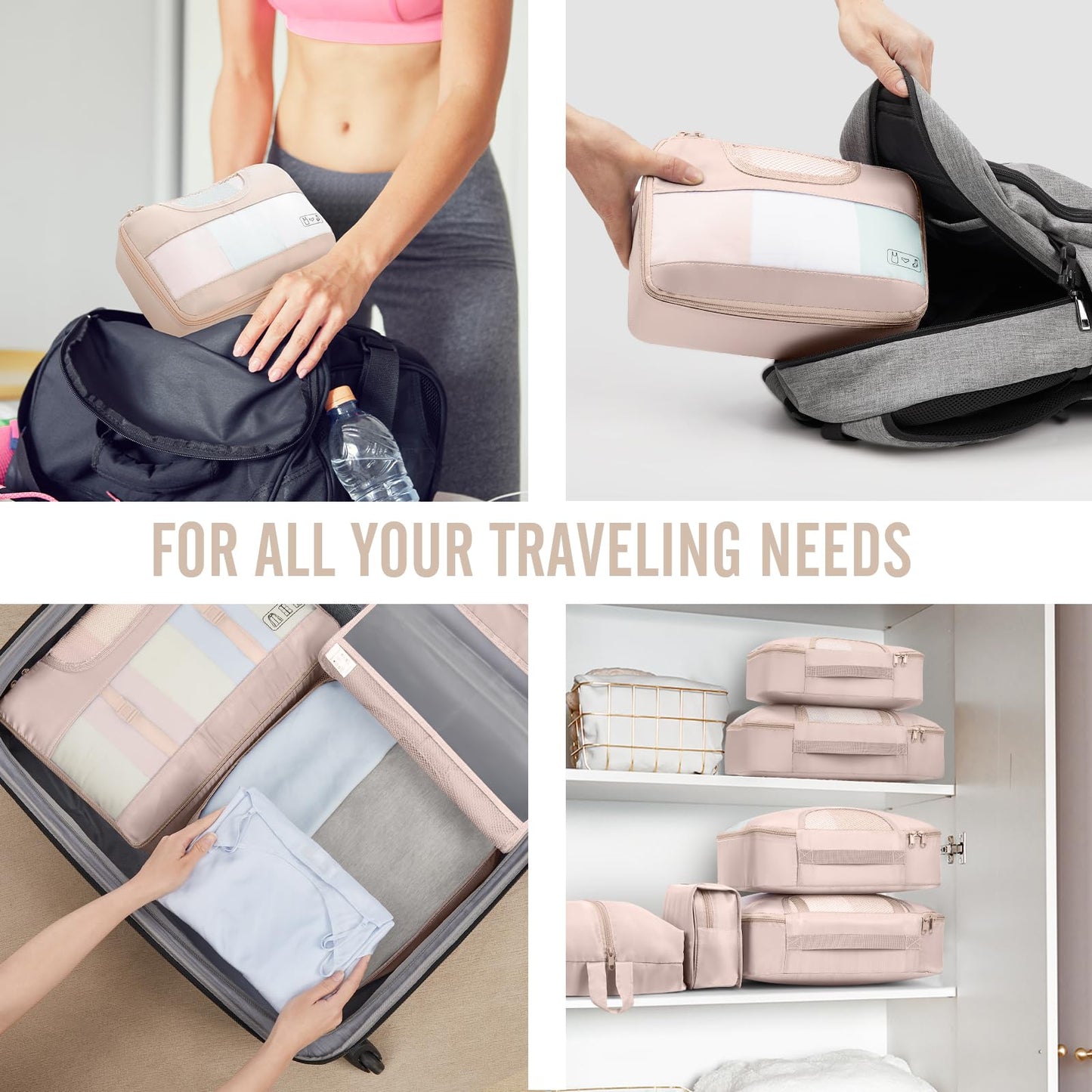 Veken Travel Cubes - 8 Piece Set