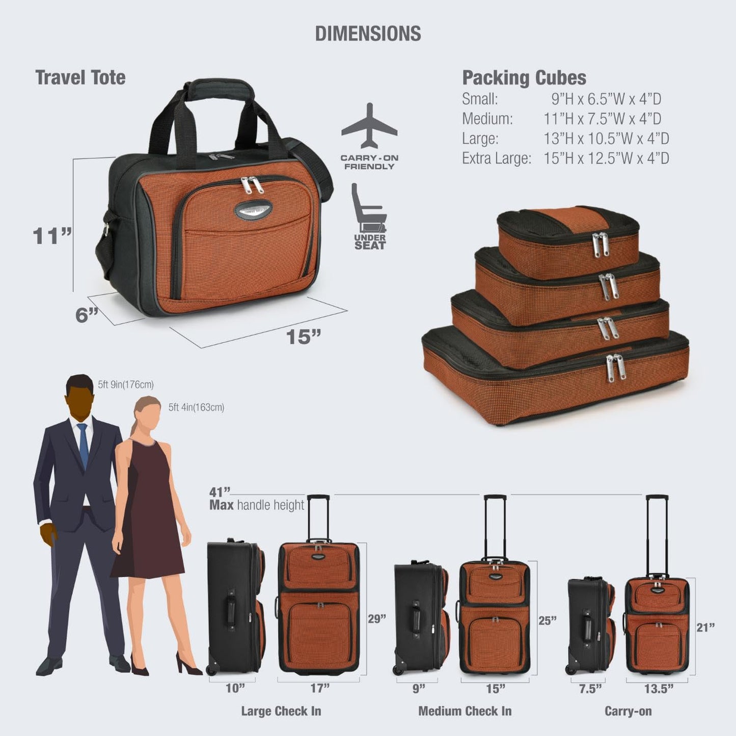Travel Select Amsterdam 4-Pc Expandable Luggage Set