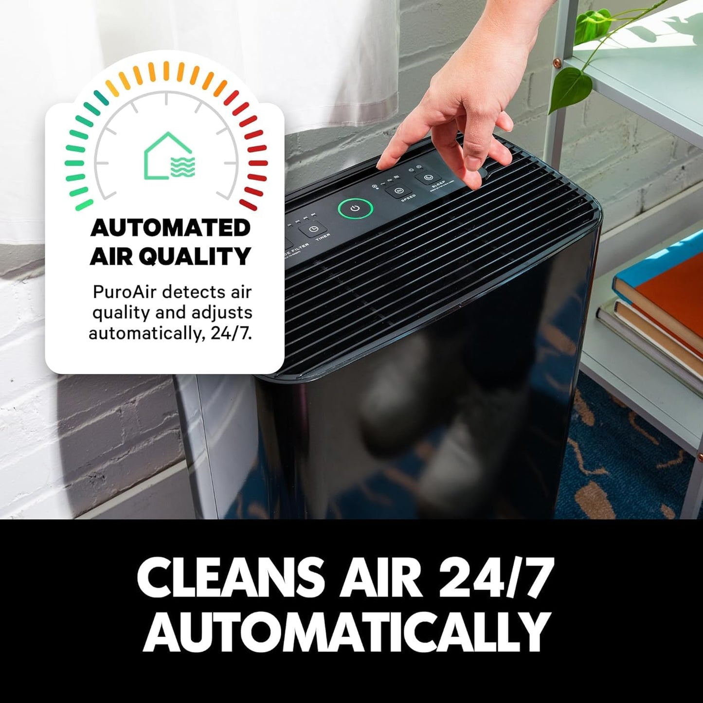 PuroAir HEPA Air Purifiers - Filters Up To 99.9% of Pollutants, Smoke & Dust