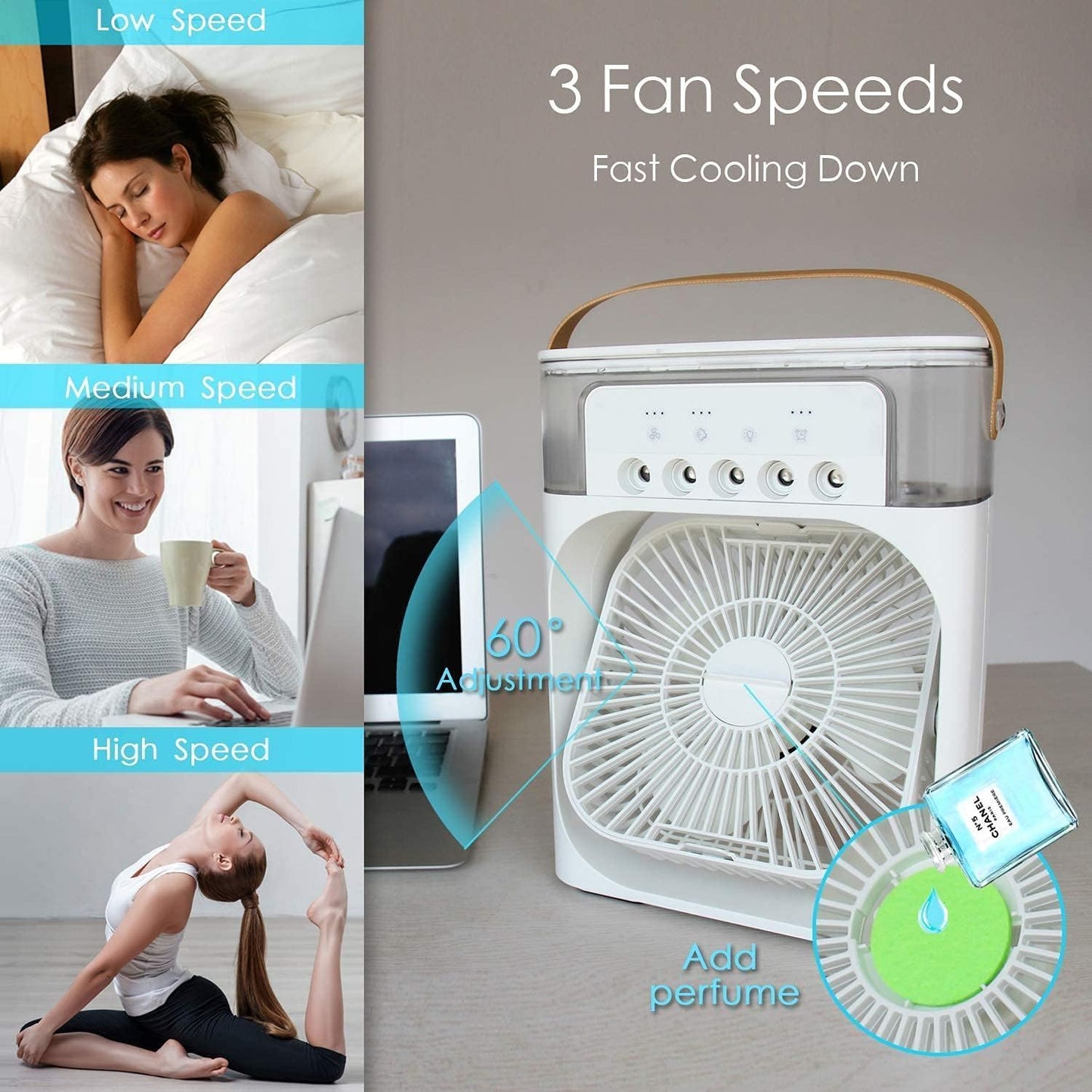 ECell Basics Mini Cooler - USB Portable Cooling Fan - Premium from Shop1104679861 Store - Just $321.49! Shop now at Handbags Specialist Headquarter