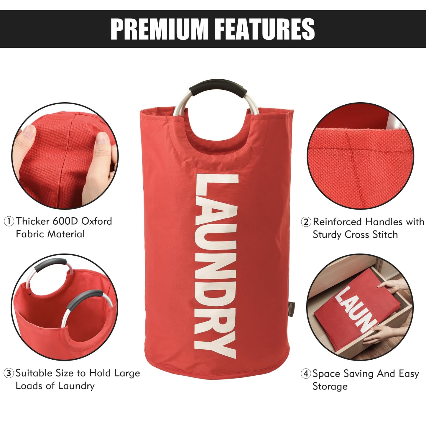 FoldAway Laundry Hamper