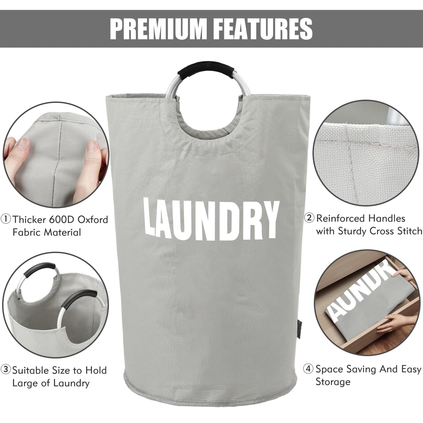 FoldAway Laundry Hamper
