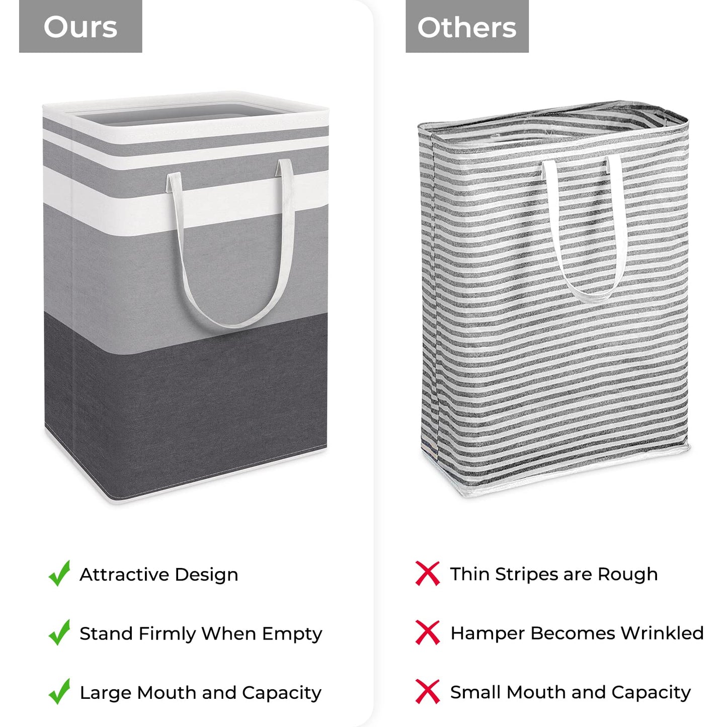 HomeHacks Duo Waterproof Laundry Baskets