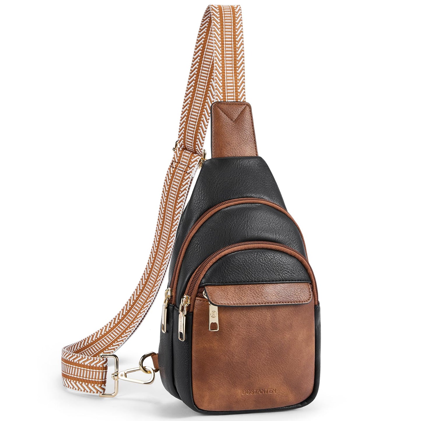 BOSTANTEN Chic Leather Crossbody Sling Bag