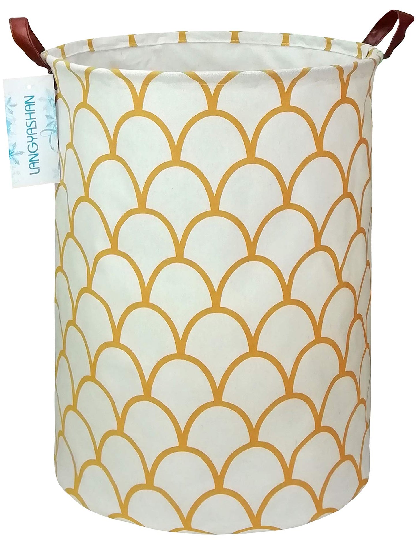 Collapsible Canvas Hamper by LANGYASHAN