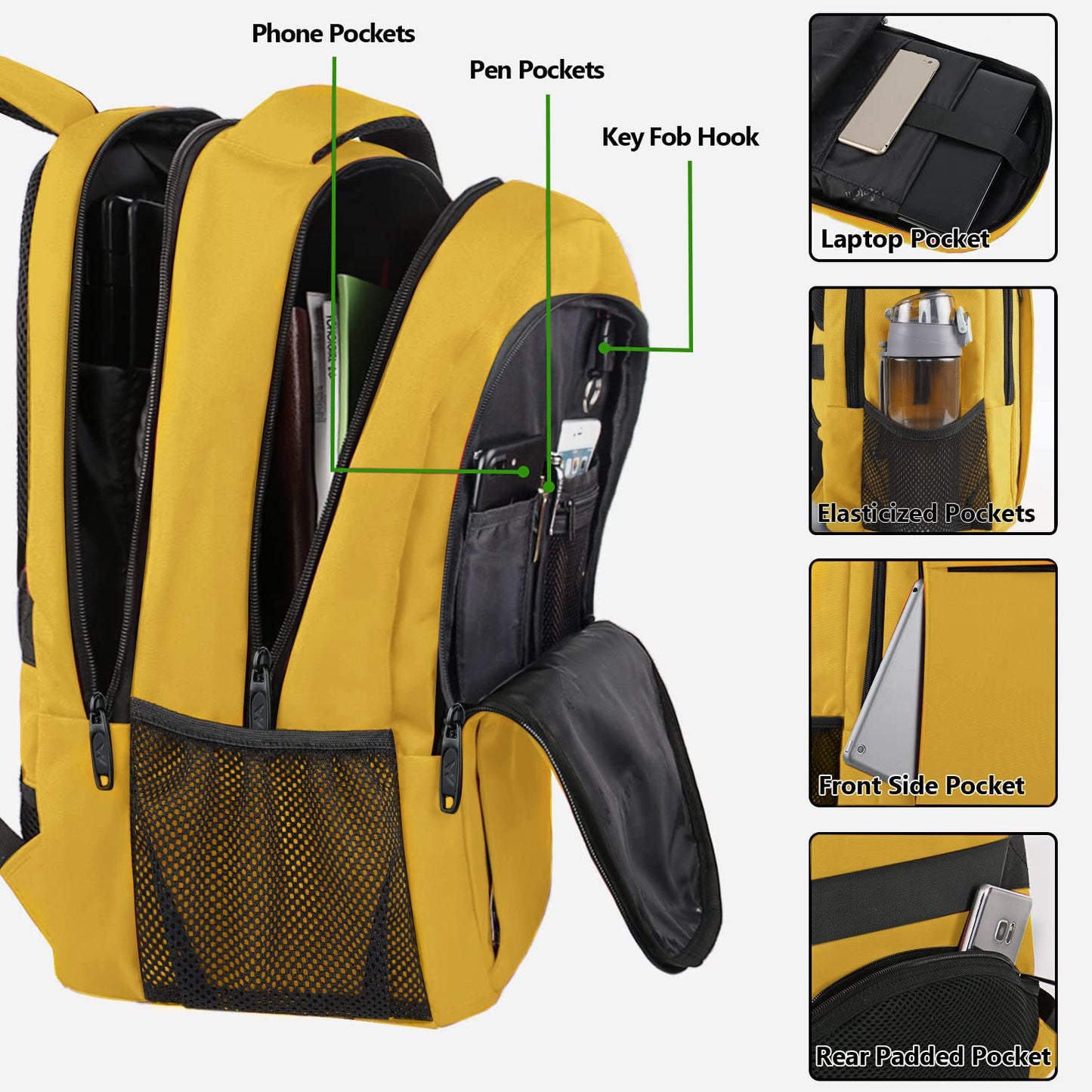 MATEIN SleekGuard Laptop Backpack with USB Port