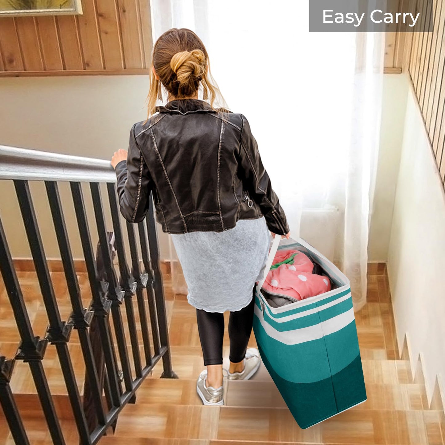 HomeHacks Duo Waterproof Laundry Baskets
