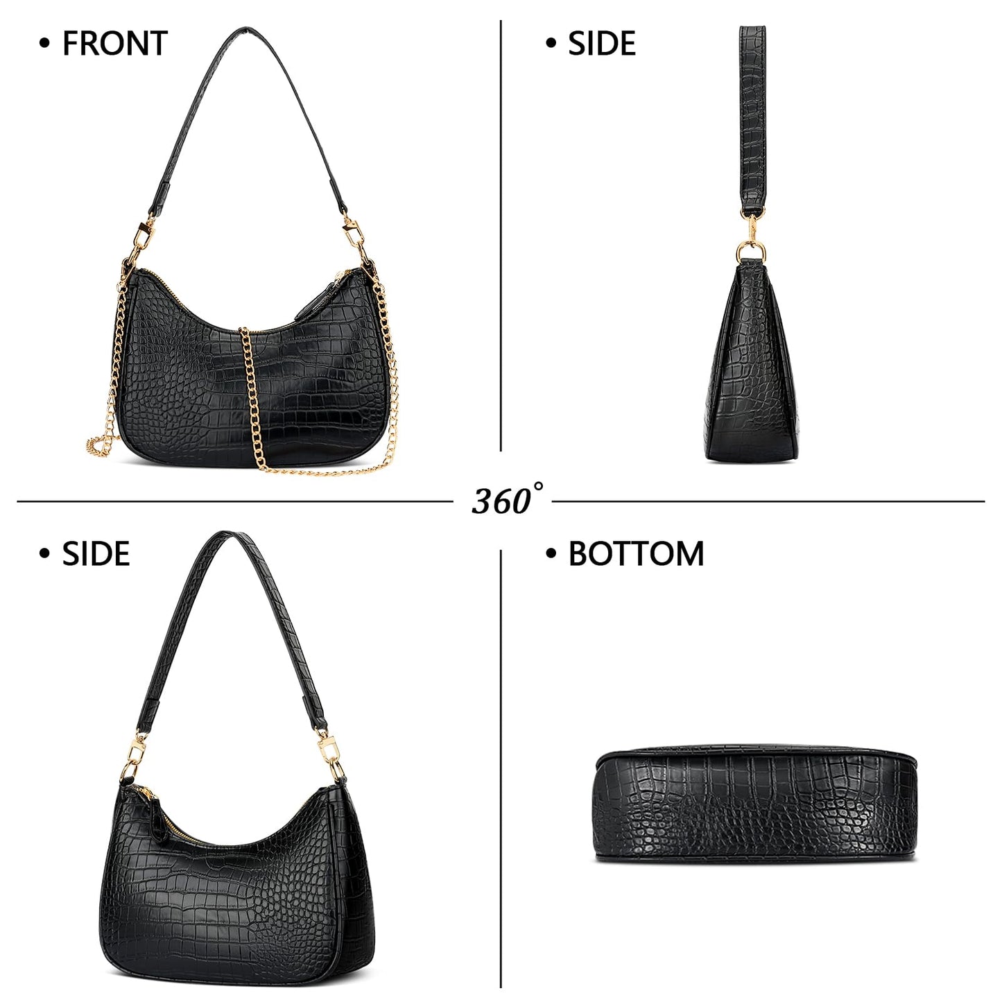 Chic Retro Hobo Bag - KKXIU Women's Purse Collection