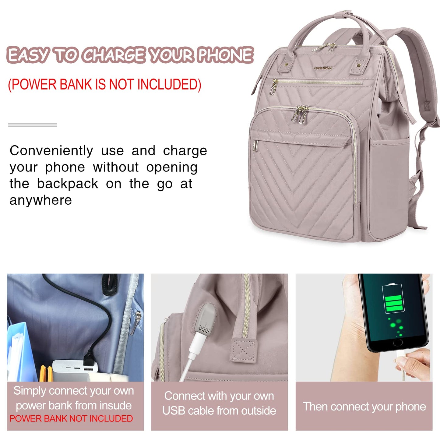 Vankean 17 Laptop Backpack