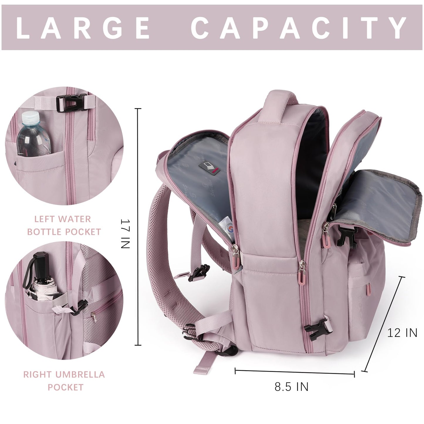SHRRADOO Travel Backpack