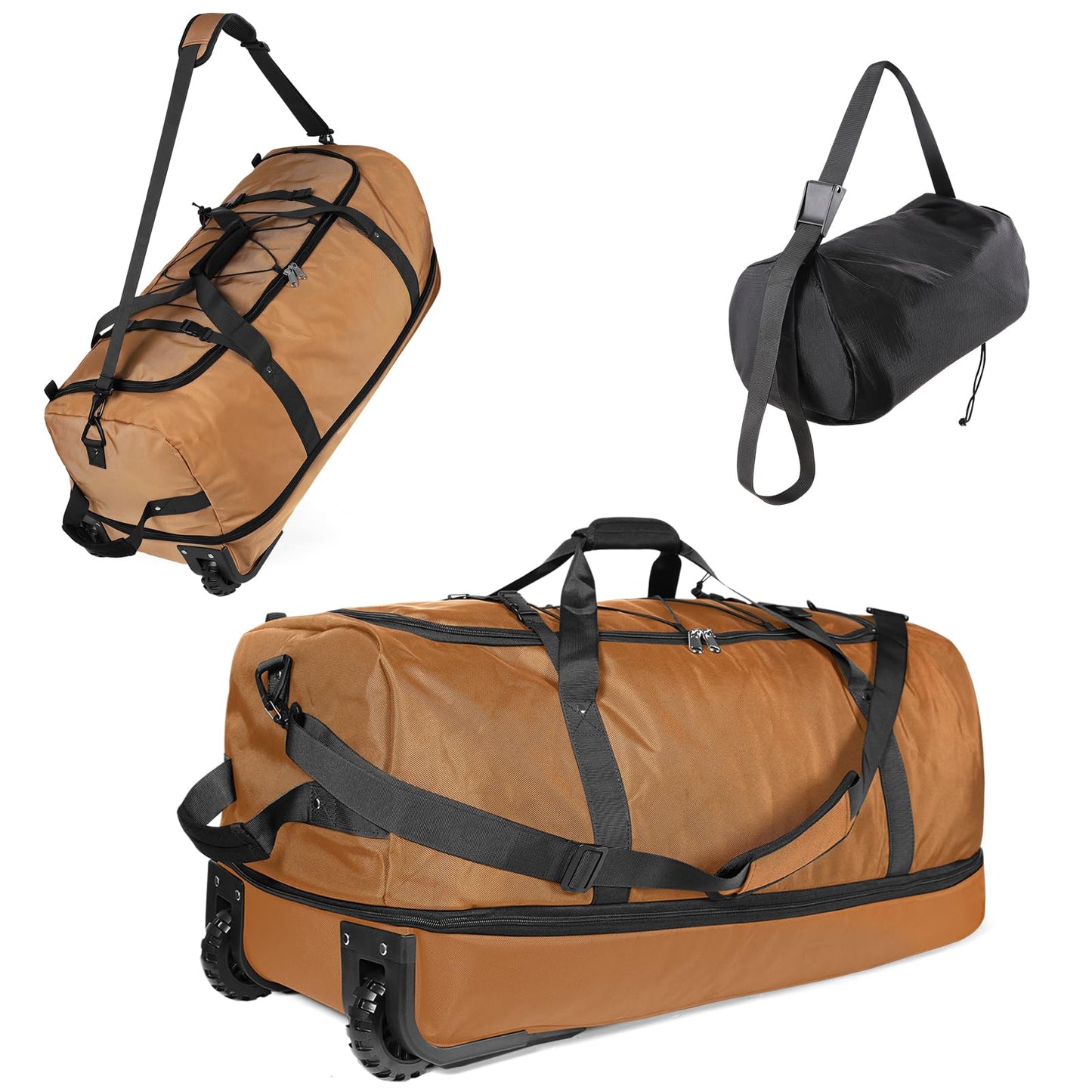 AquaRoll 29 Quilted Wheeled Duffle Backpack