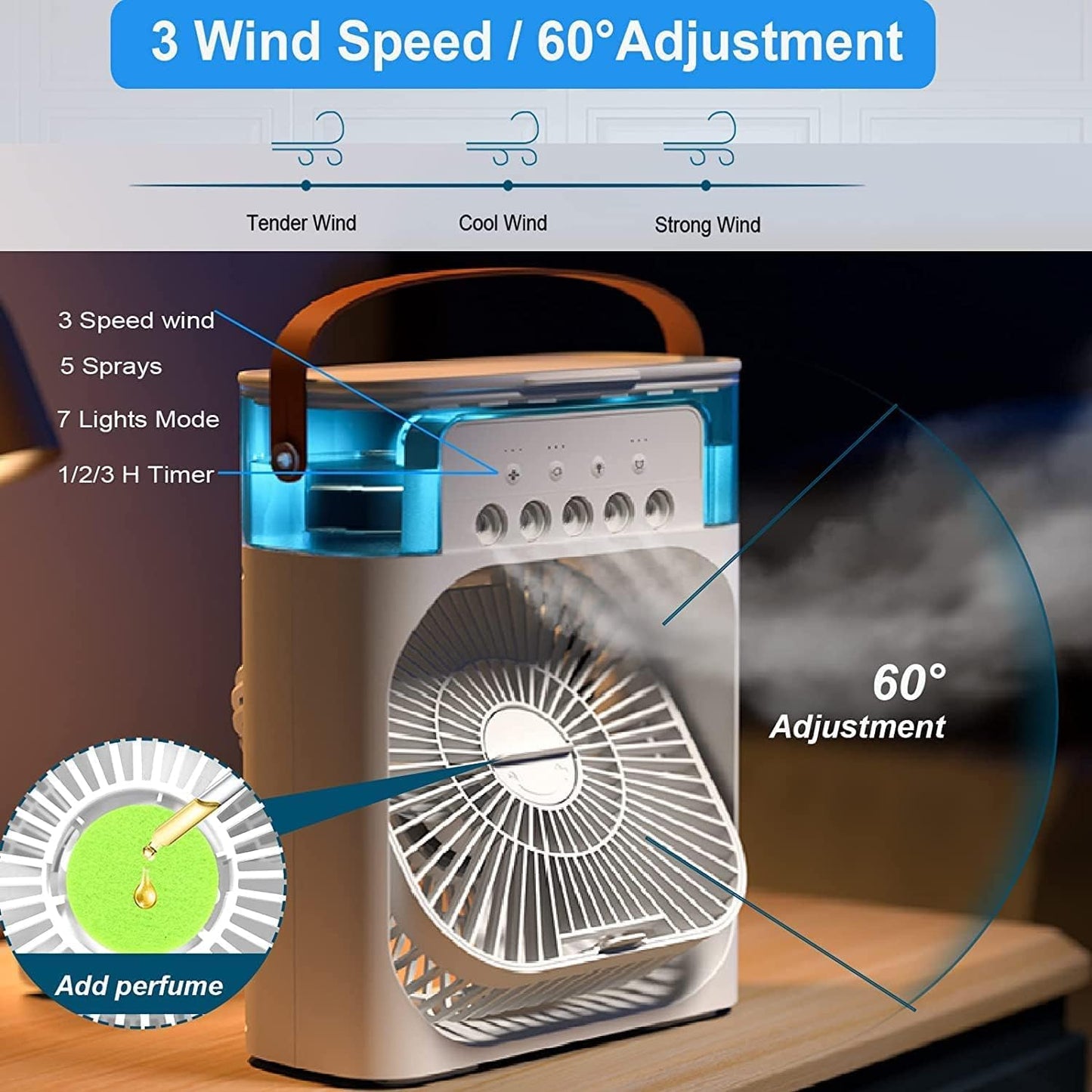 ECell Basics Mini Cooler - USB Portable Cooling Fan - Premium from Shop1104679861 Store - Just $321.49! Shop now at Handbags Specialist Headquarter
