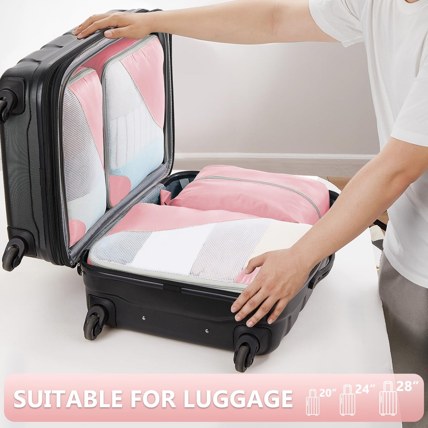 OlarHike Travel Cube Set - Cream Organizer & Gifts