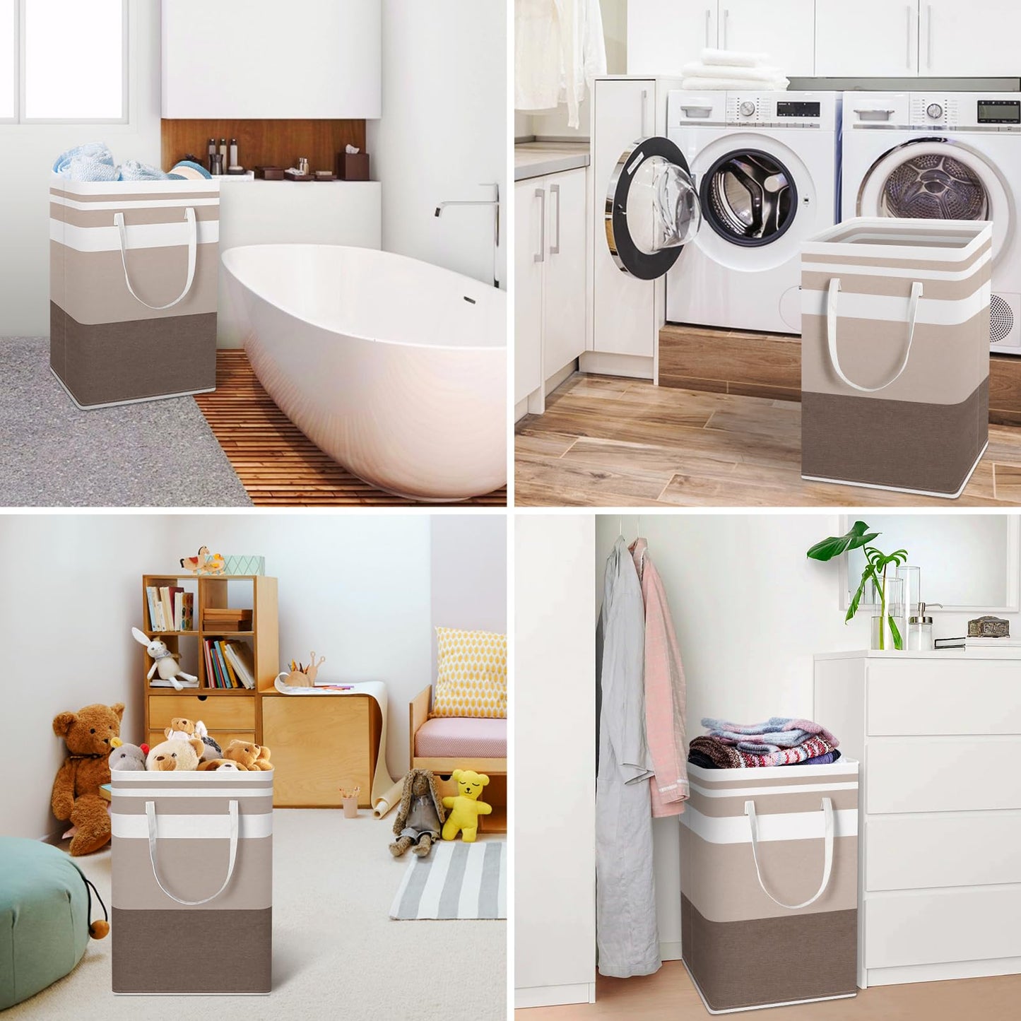 HomeHacks Duo Waterproof Laundry Baskets